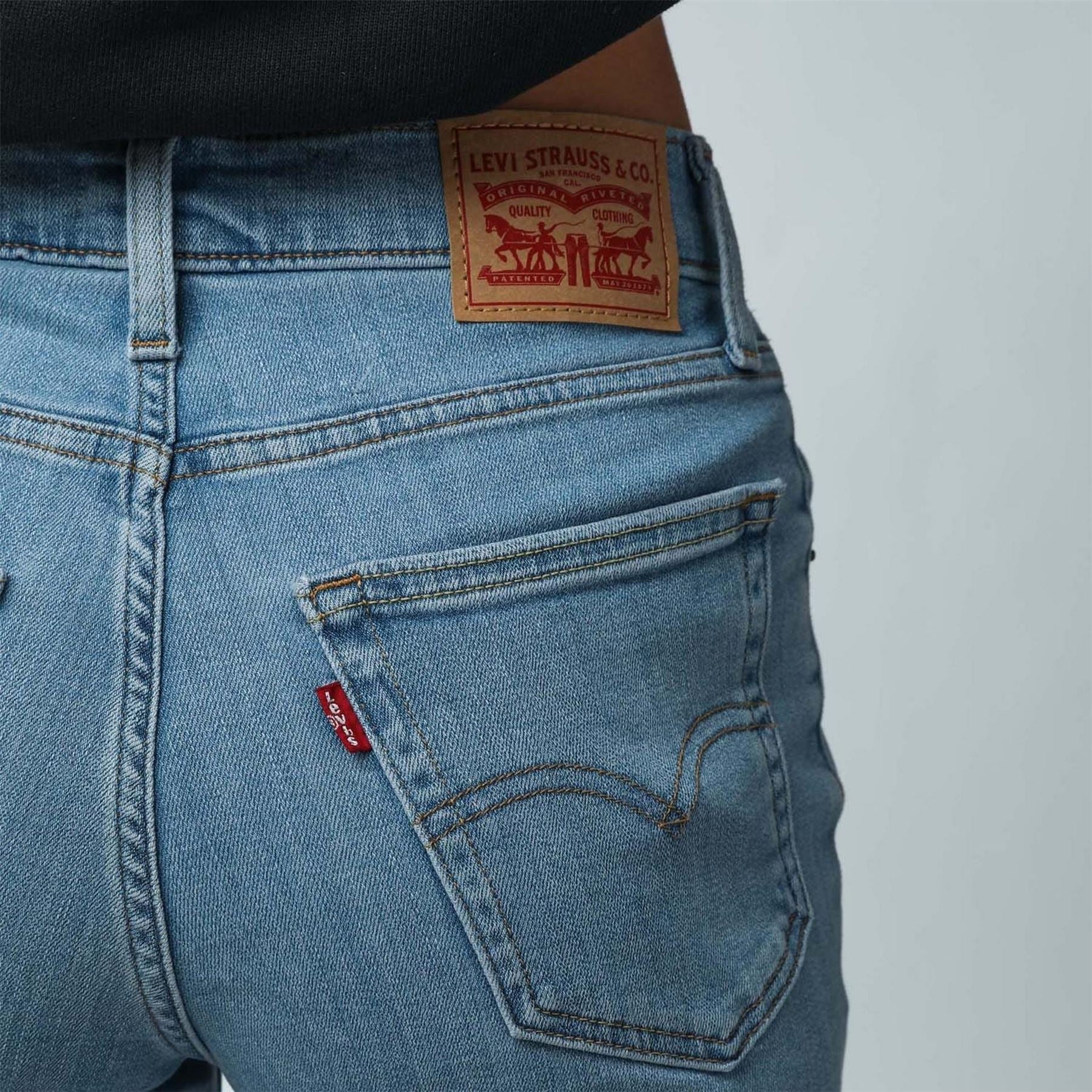 Levis 724 High Rise Straight Jeans