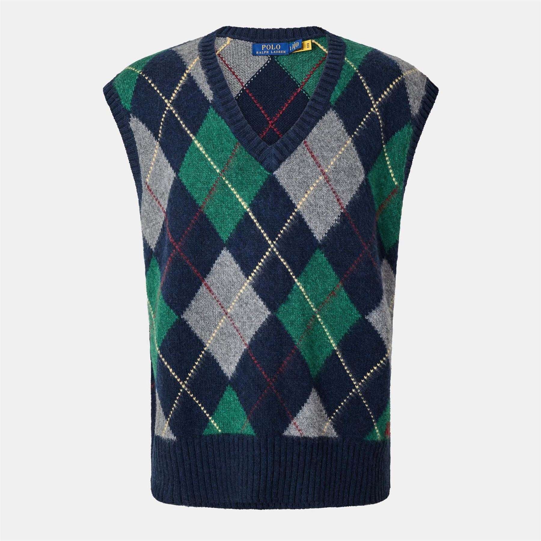 Polo Ralph Lauren Diamond Wool Knitted Sweater Vest