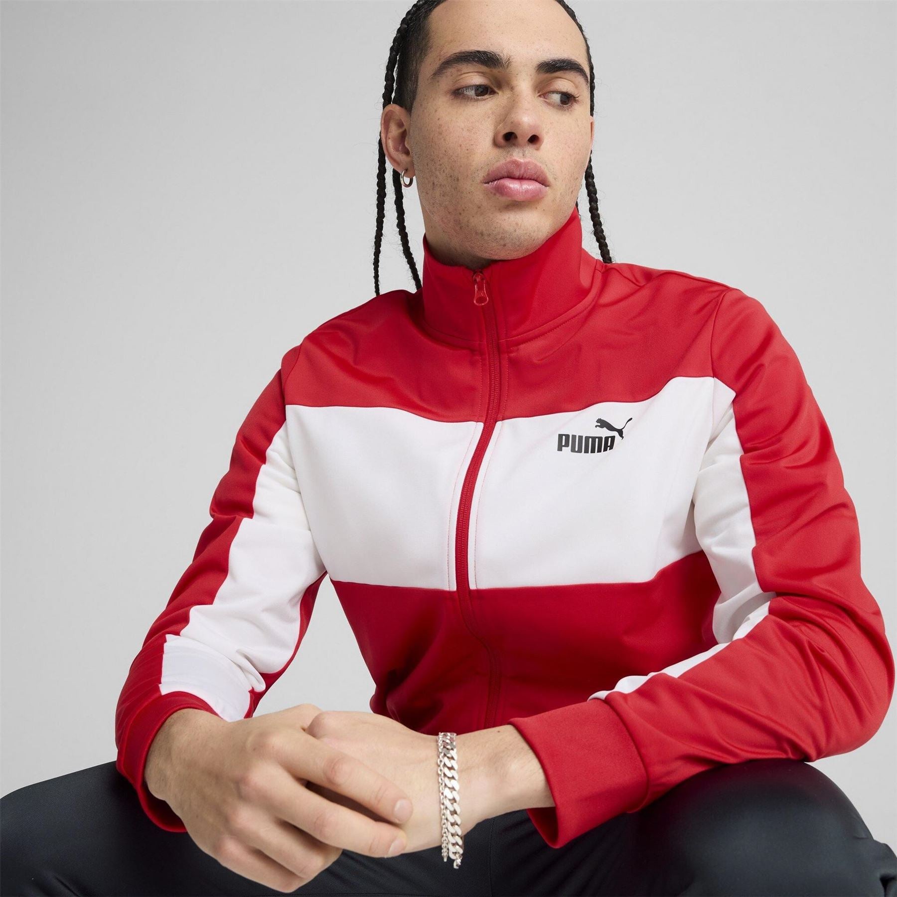 Puma Colorblock Suit Poly Tracksuit