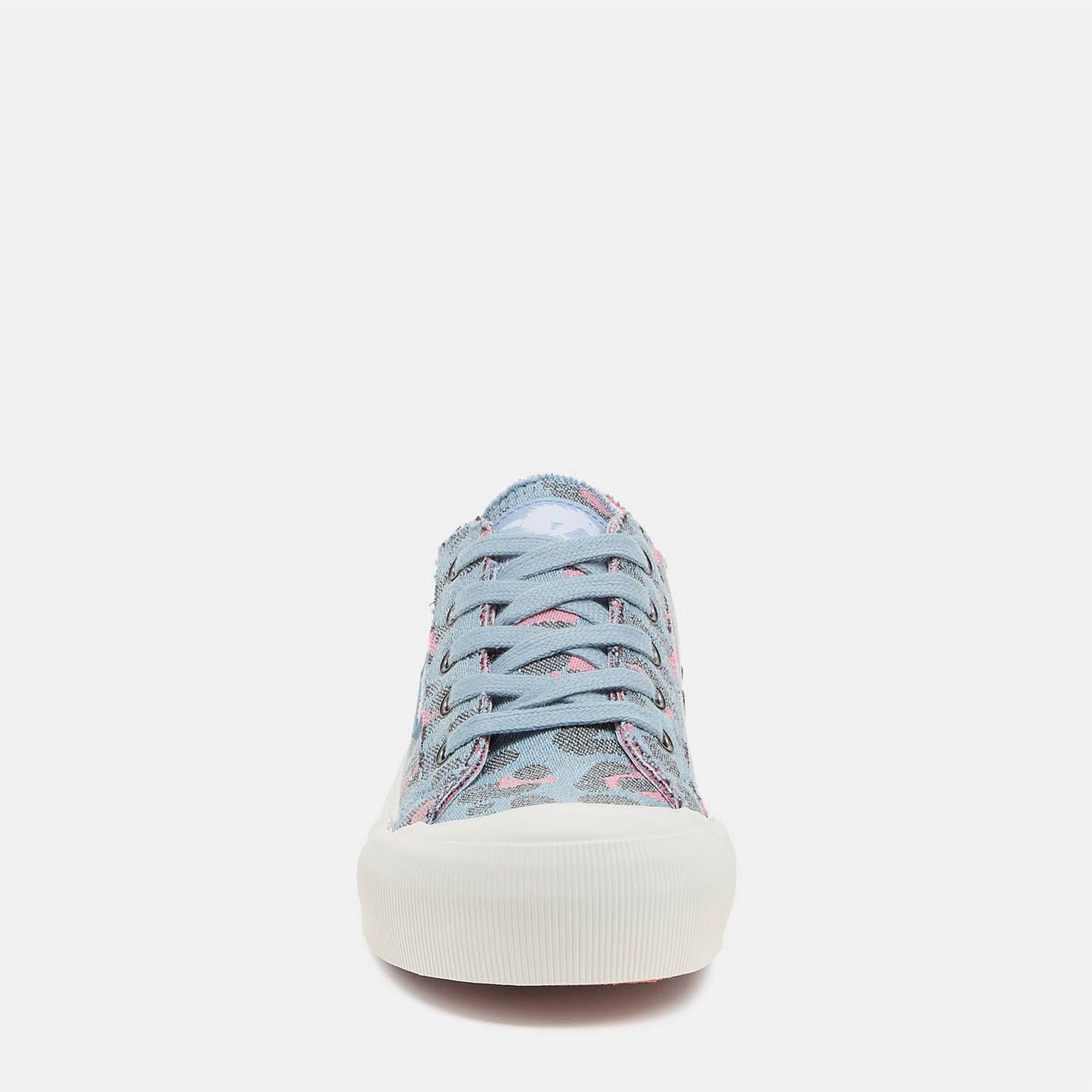 Rocket Dog Jazzin Monroe Leopard Canvas Low Top Sneakers