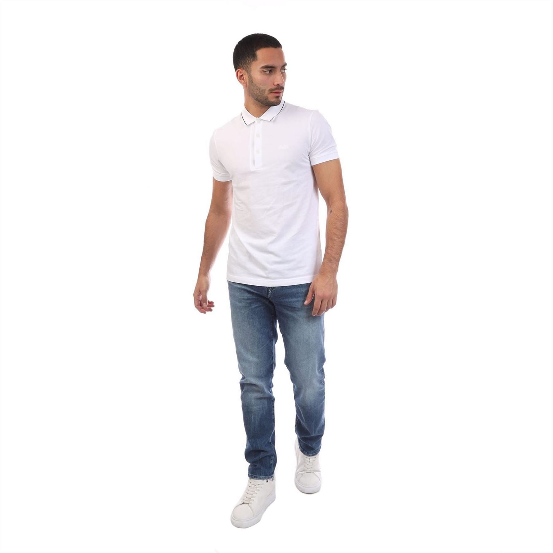 Boss 4 Slim Fit Polo Shirt With Tonal Logo