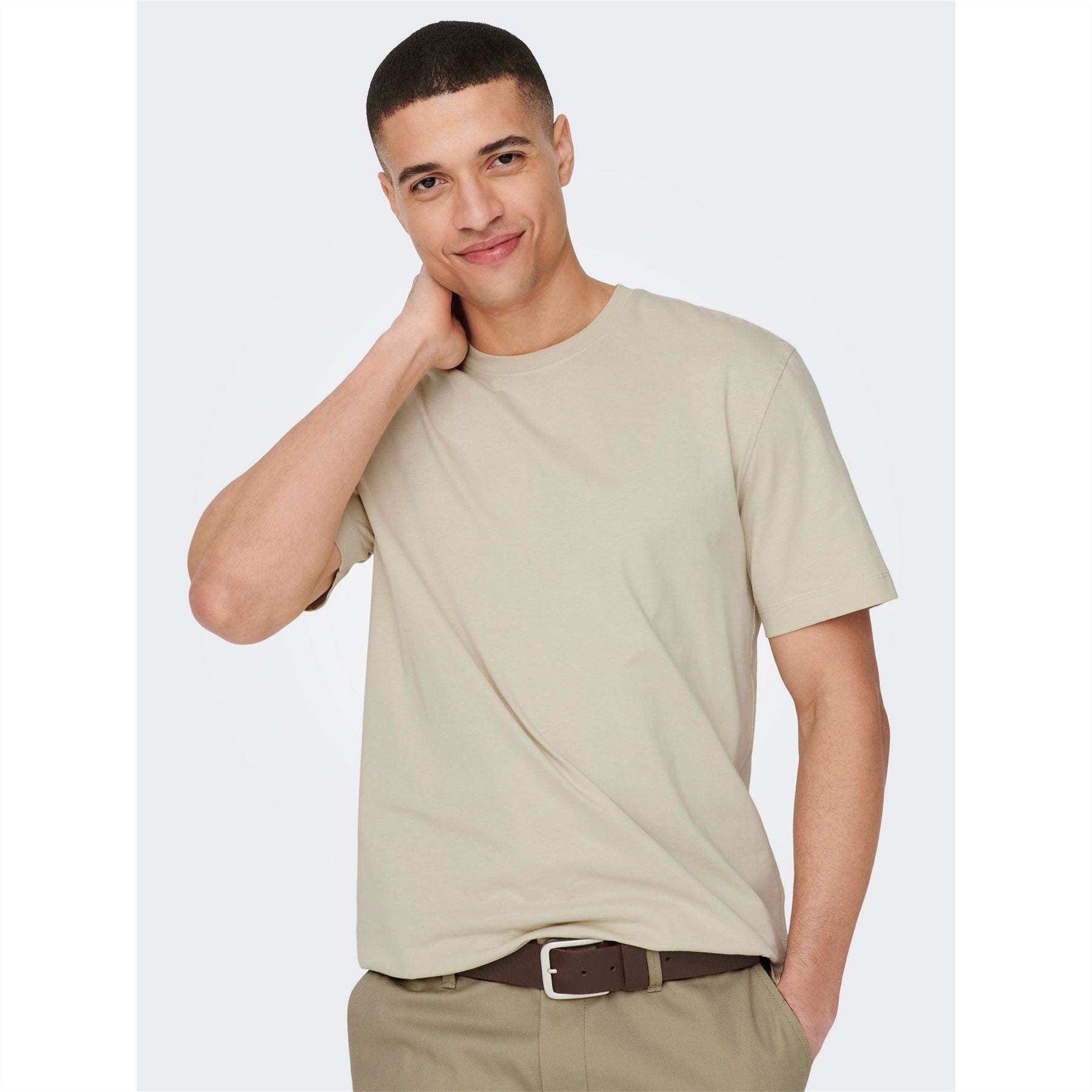 Only and Sons Max Life Regular Fit Short Sleeve T-Shirt