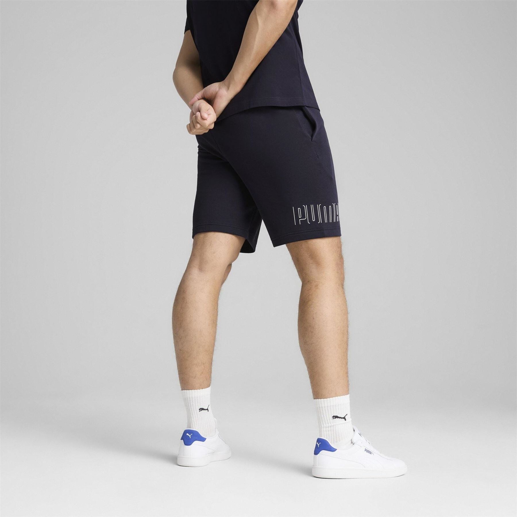 Puma Mens Sport Graphic Shorts 9 Tr Jogger Shorts