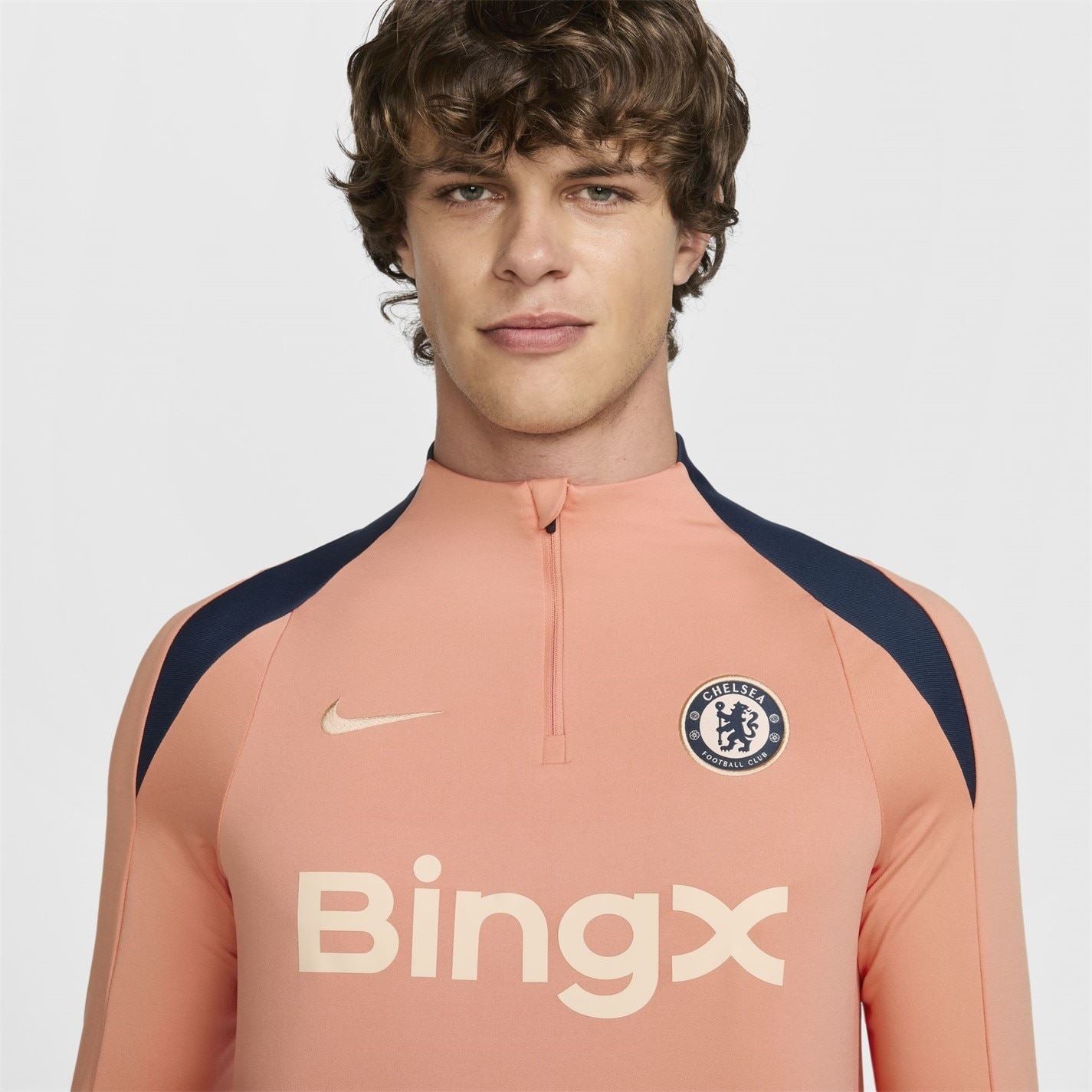 Nike Chelsea Slim Fit Long Sleeve Raglan Drill Top
