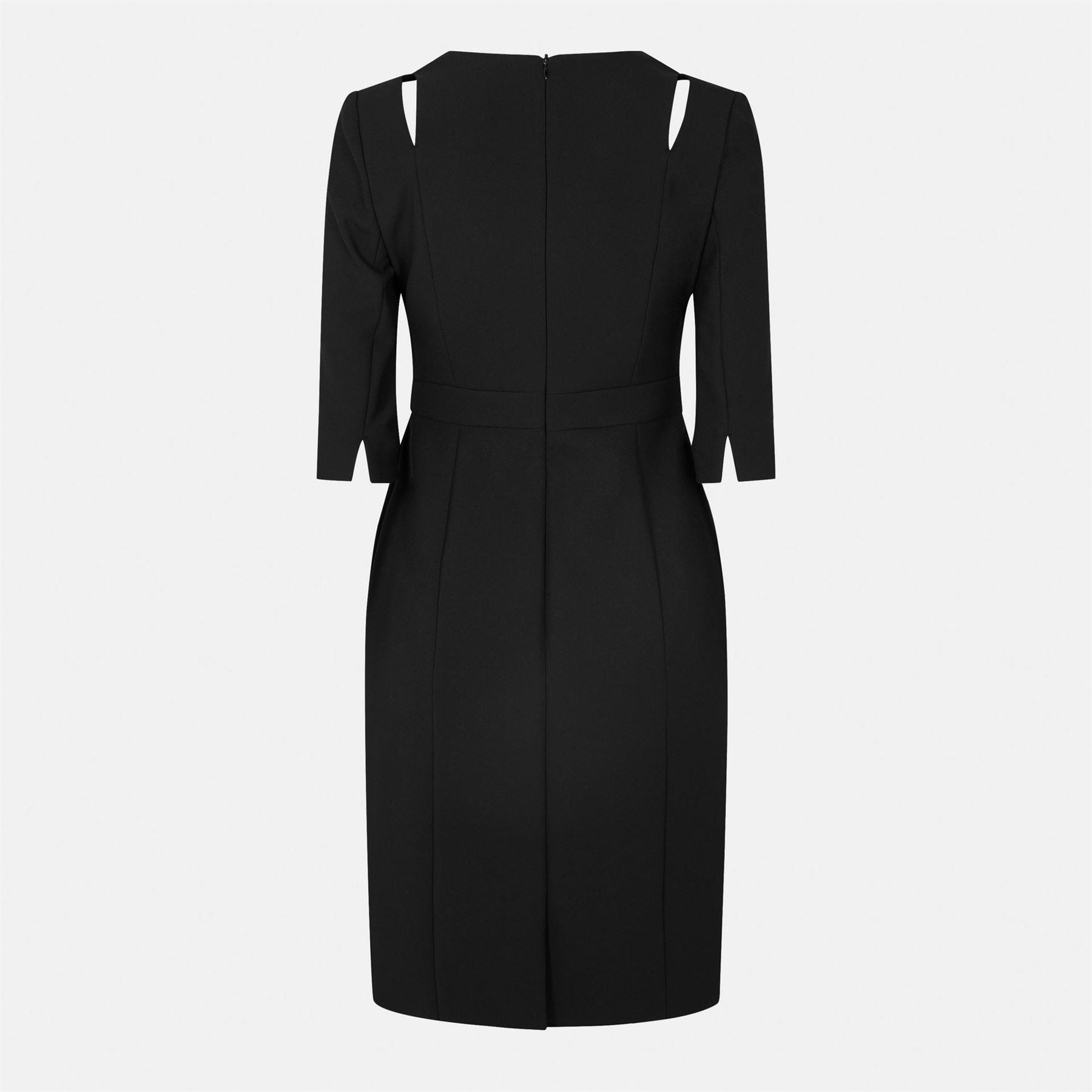 Boss Dilira V-Neck Knee Length Wrap Dress
