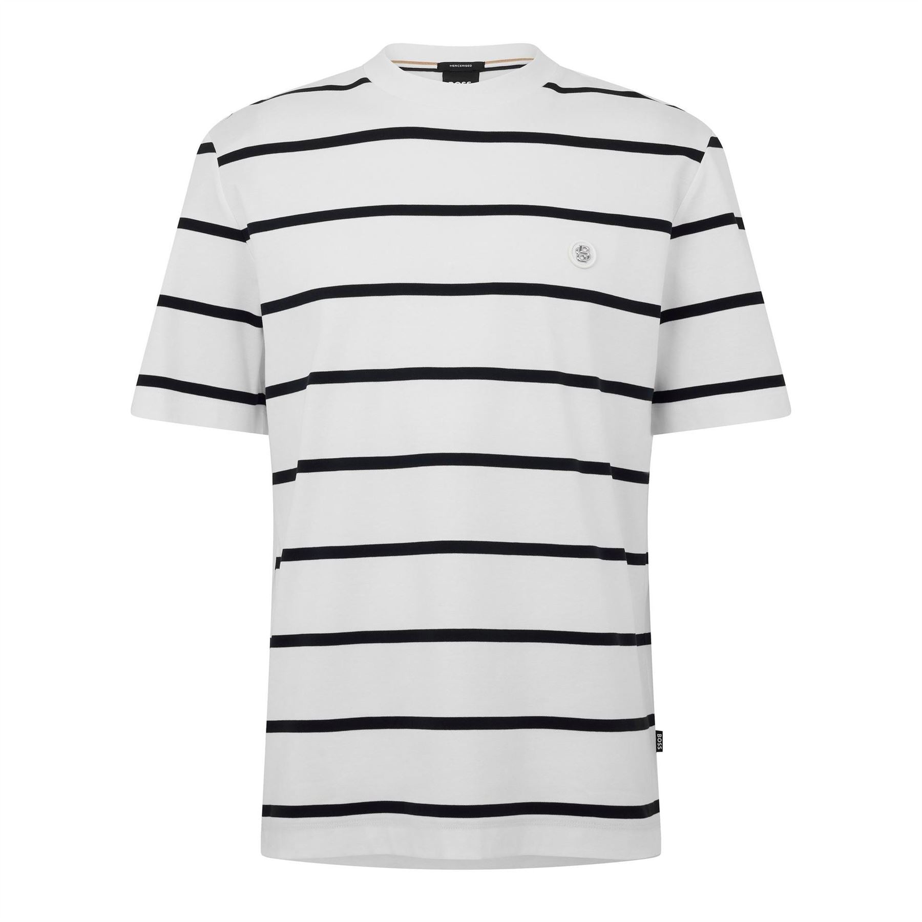 Boss BOSS BLACK Taut Minimalist Design T Shirt with Logo Detail