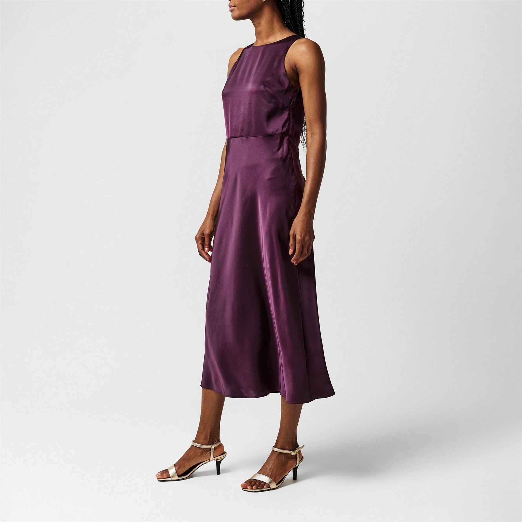 Boss C Danta Scoop Neck Maxi A-Line Dress