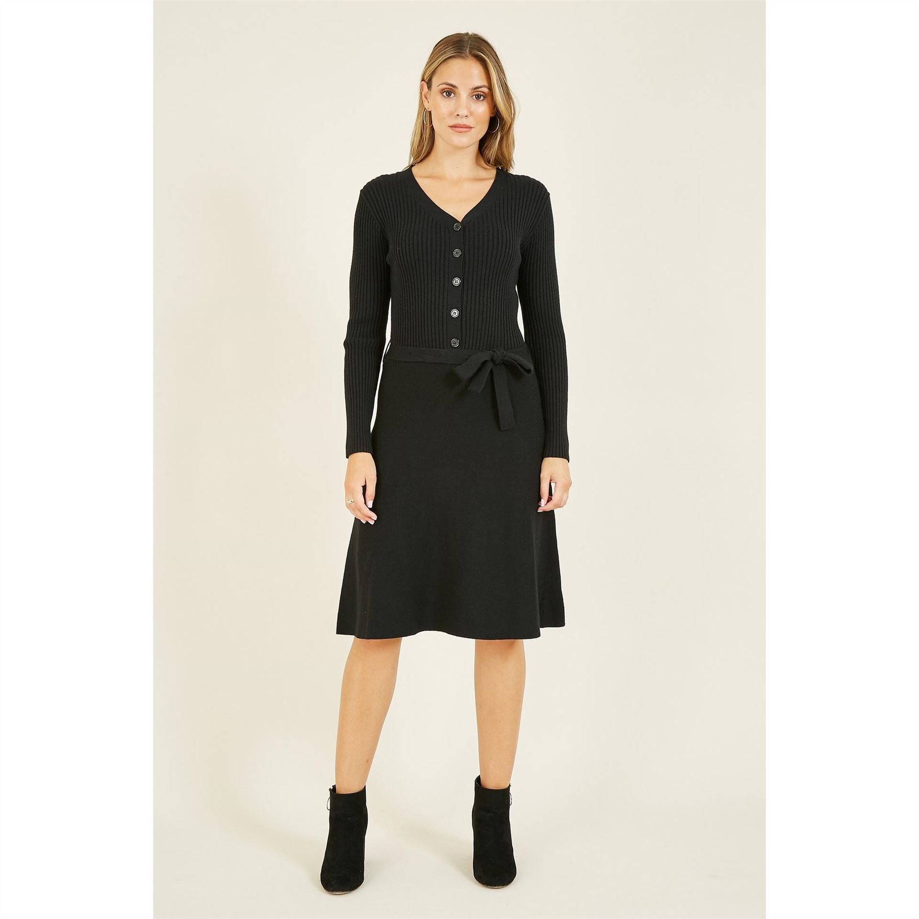 Yumi Knitted Skater Dress