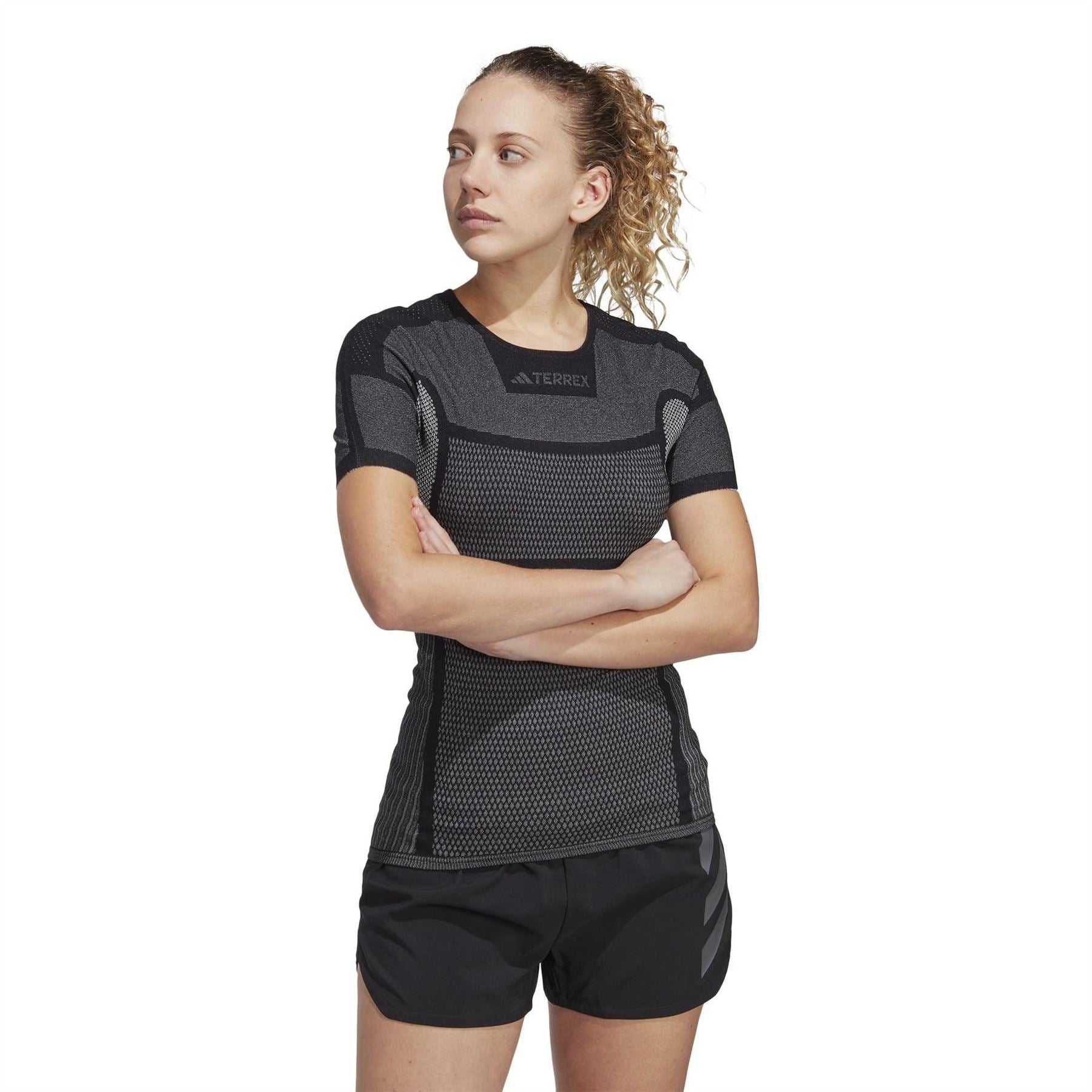 adidas Womens Drynamo Short Sleeve T-Shirt