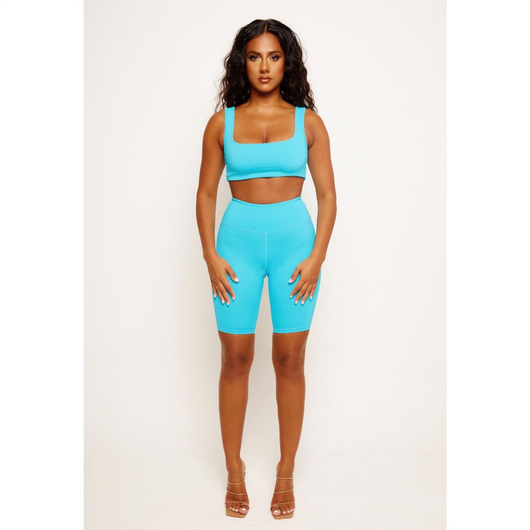 Honeyz Compression Fit Biking Shorts with Elasticated Waistband