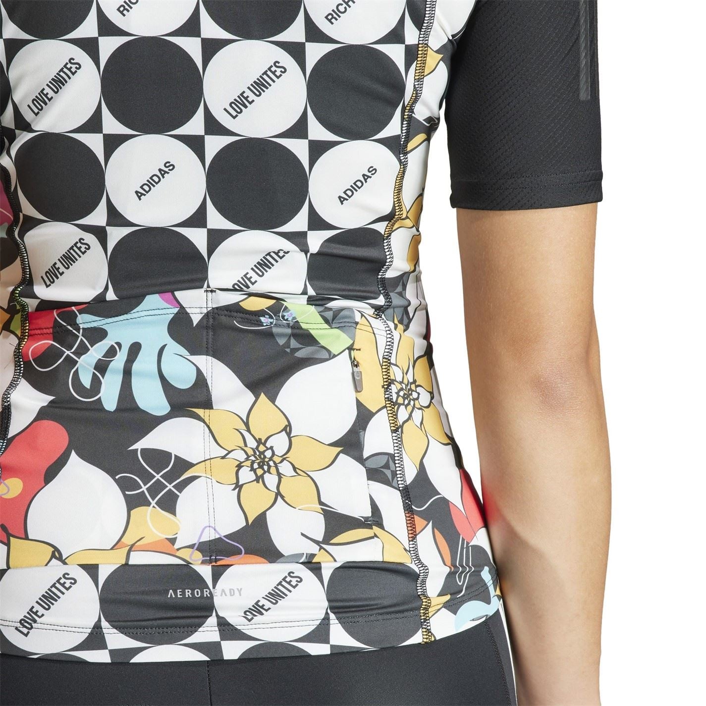 adidas Womens Rich Mnisi X The Cycling Short Sleeve Shirt