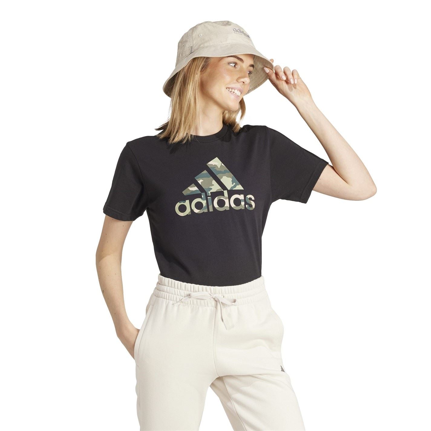 adidas Womens Camo Graphic T-Shirt