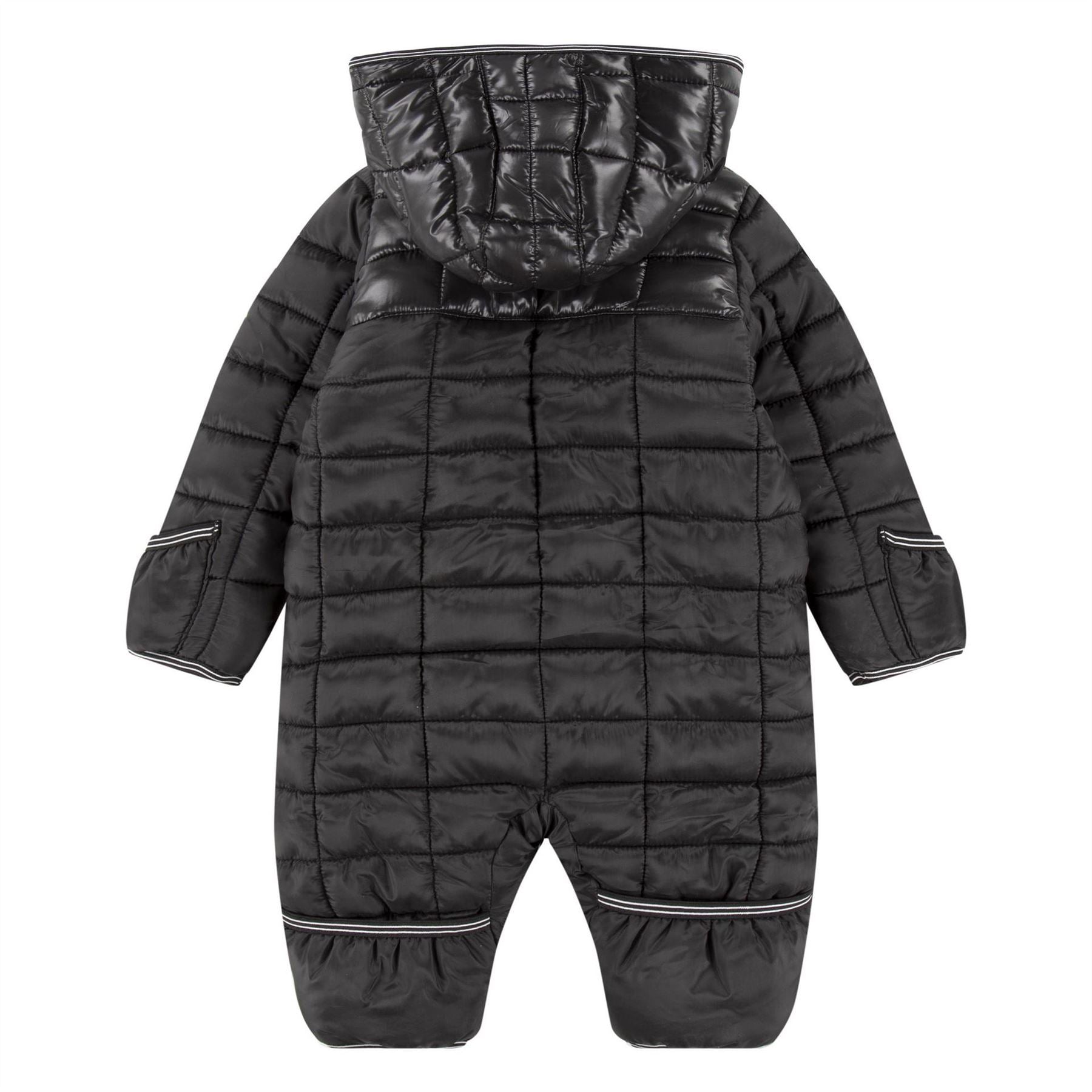 Nike Hooded Neck Plaid Patterned Long Sleeve Snowsuit