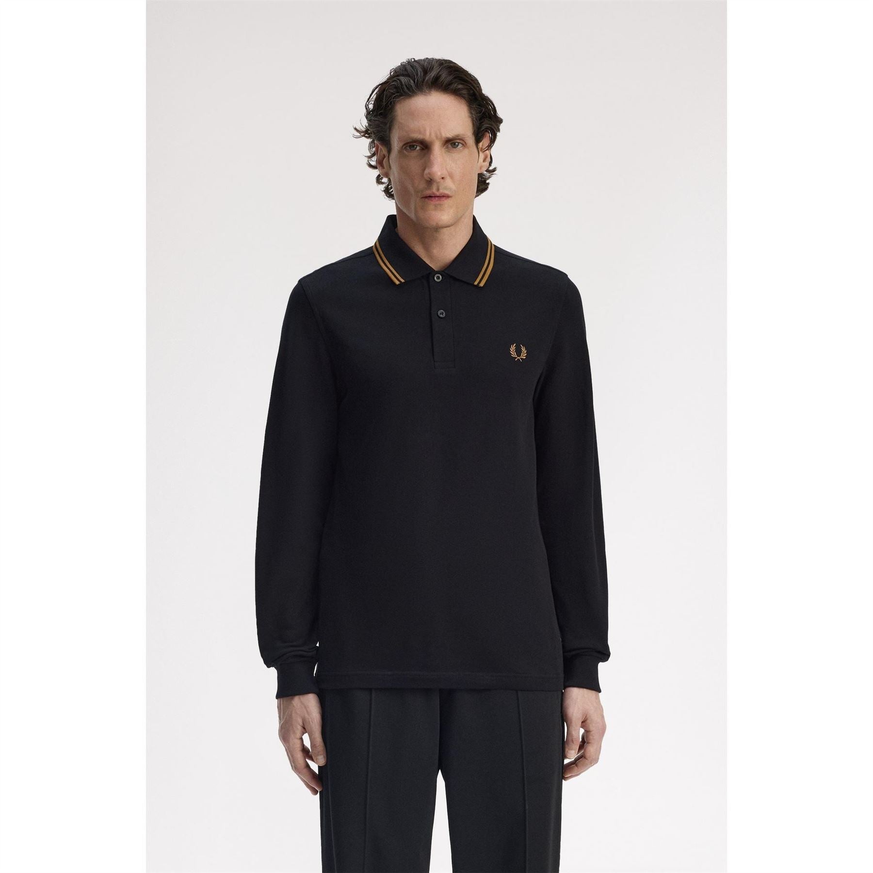 Fred Perry Sleeve Twin Tipped Polo Shirt