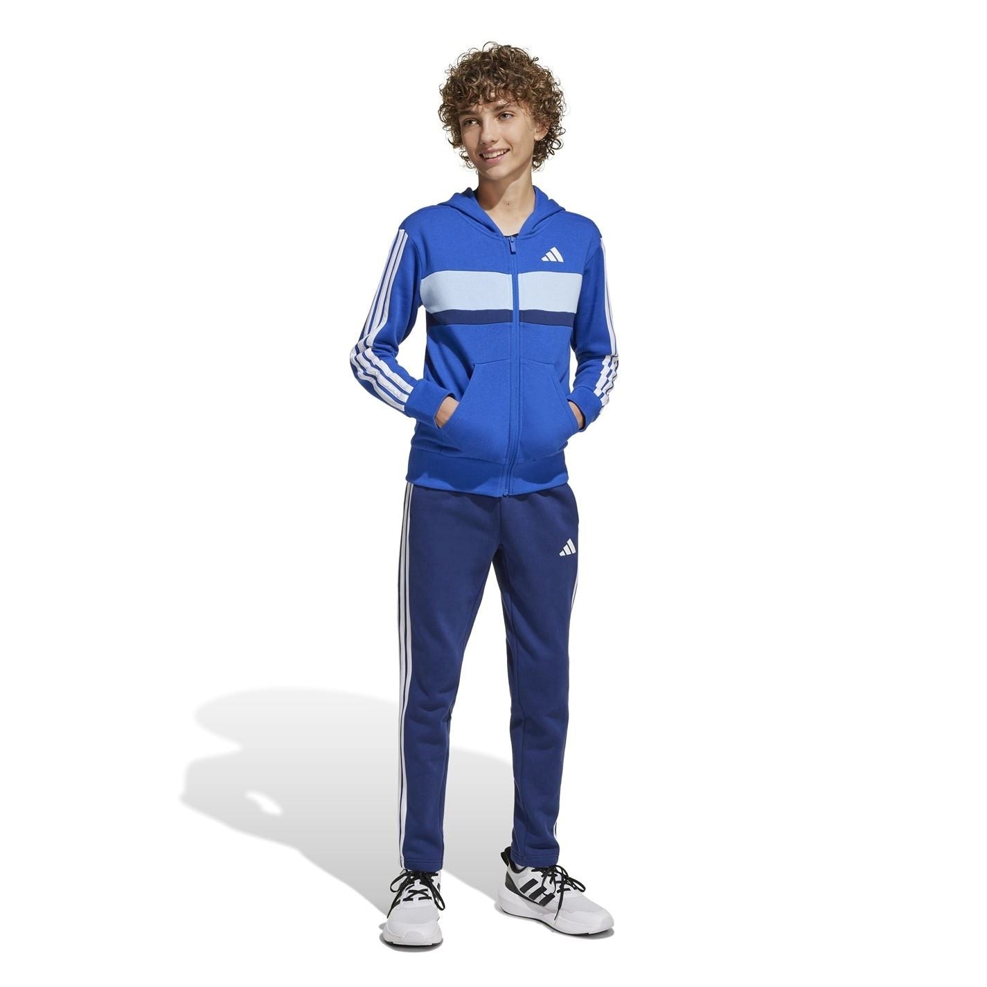 adidas Tiberio Fleece Tracksuit Juniors
