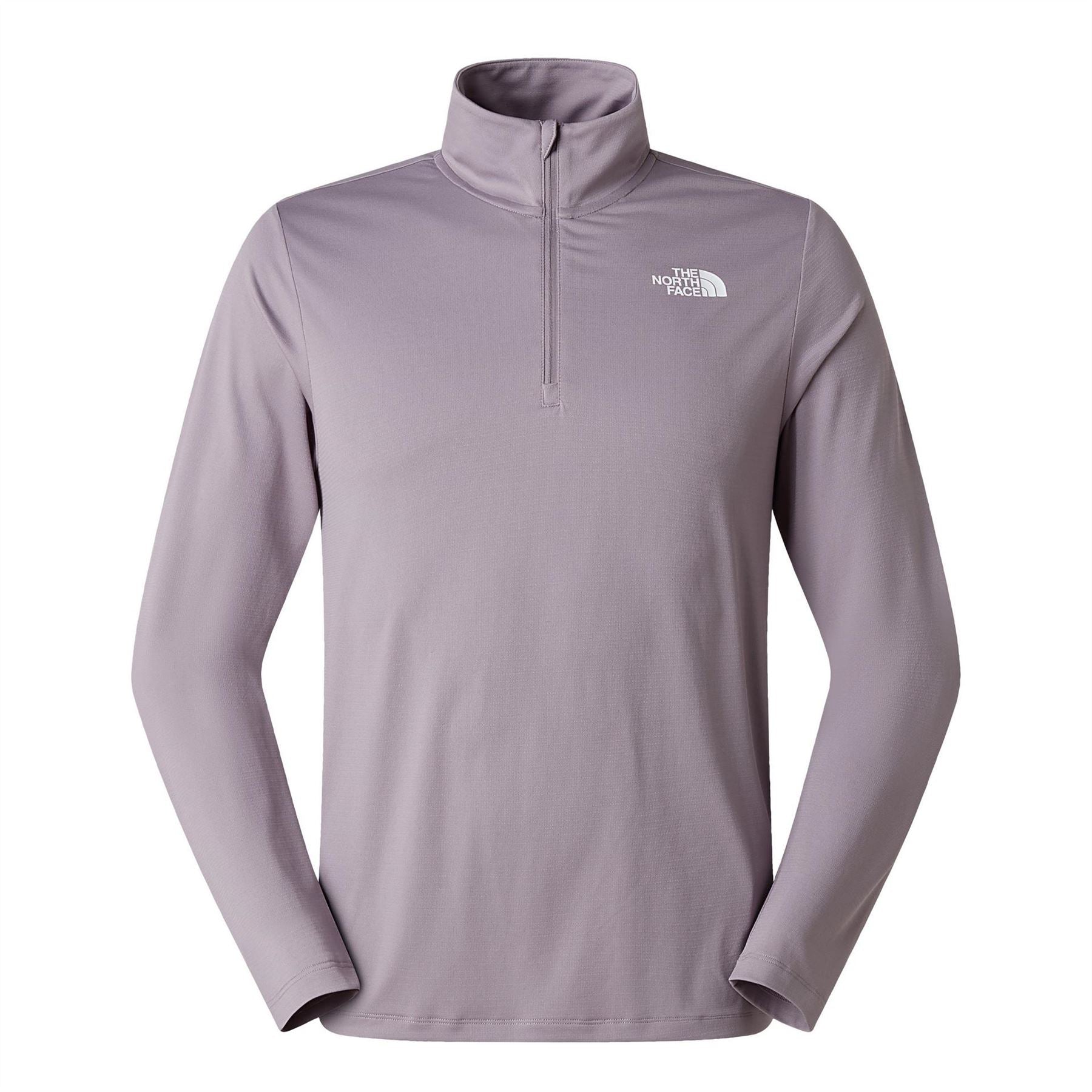 The North Face Mist Regular Fit Long Sleeve Zip Neck T-Shirt