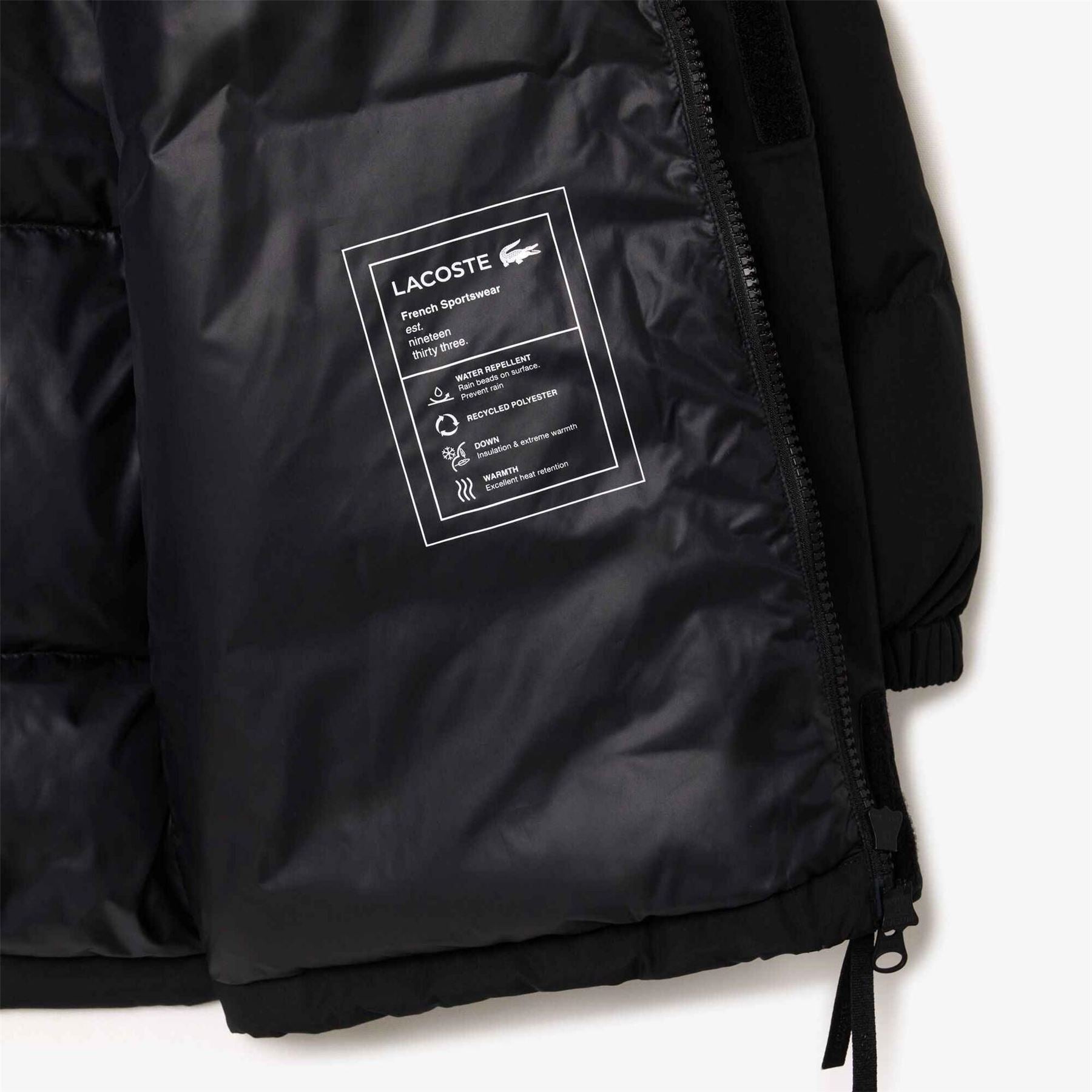 Lacoste  Insulated Streamlined Fit Short Puffer Jacket
