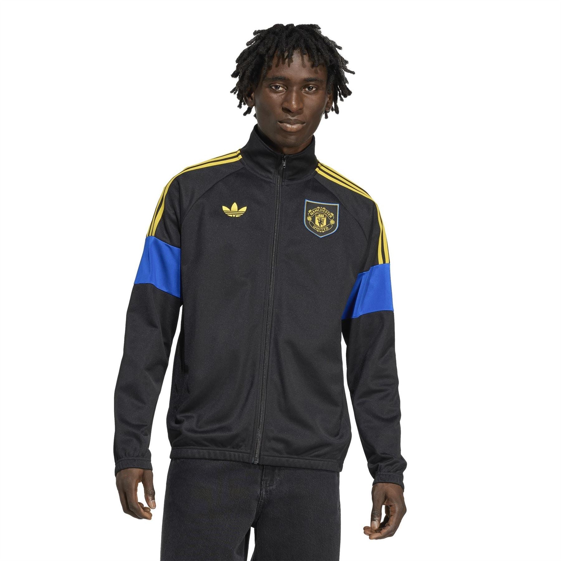 adidas Mens Manchester United Lfstlr Tracksuit Top