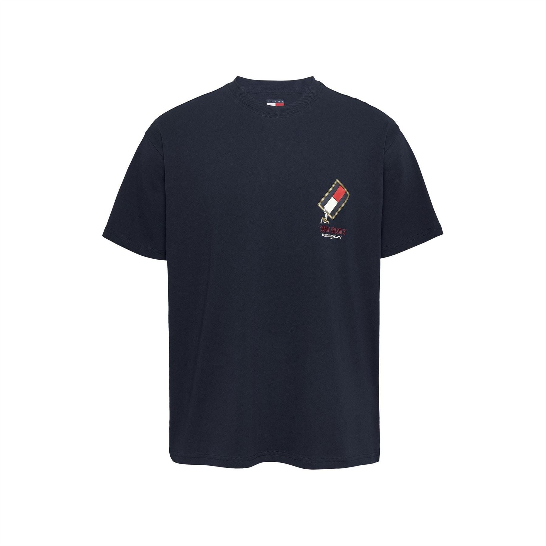 Tommy Jeans Regular Fit Novelty Crew Neck T-Shirt