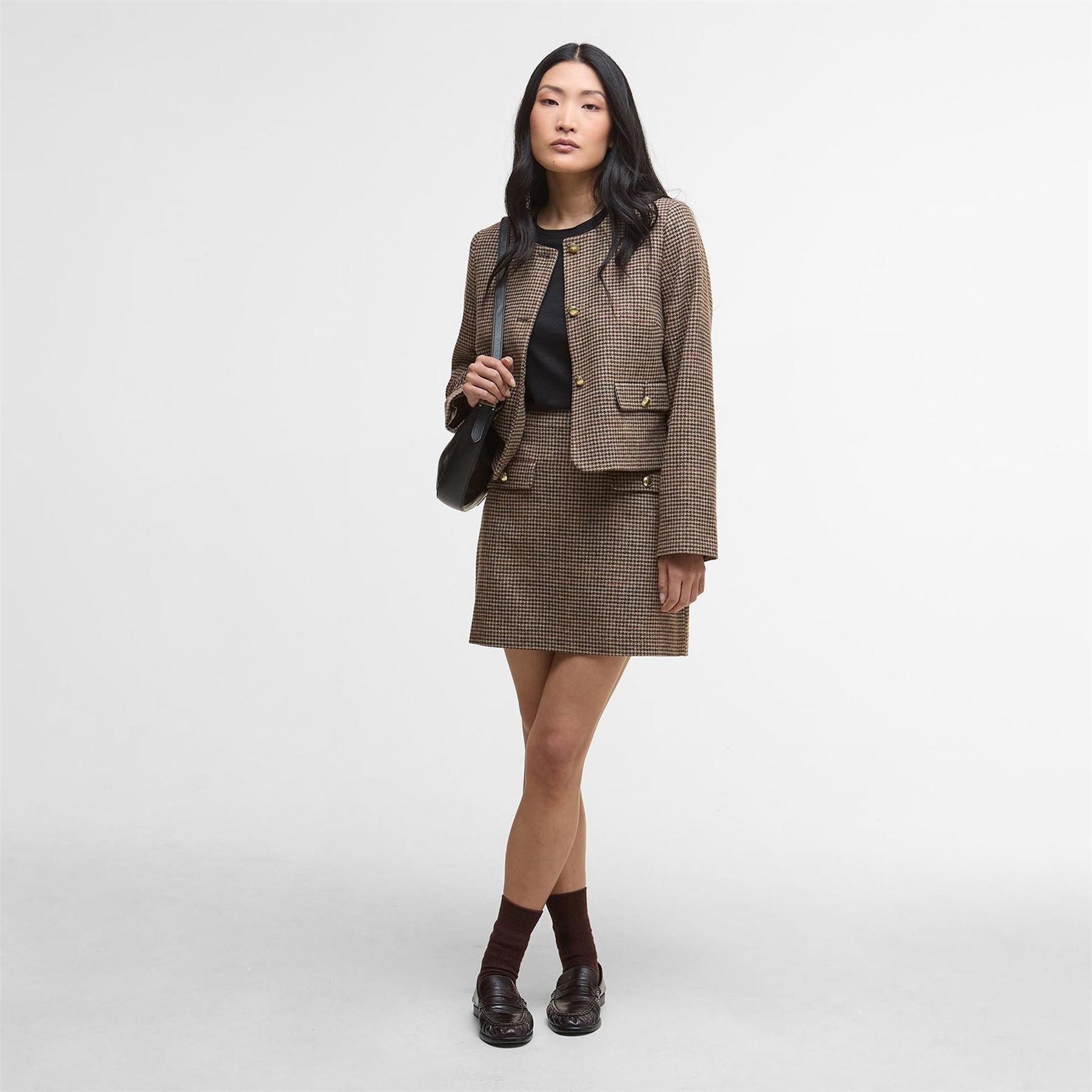 Barbour Mini Wool Skirt