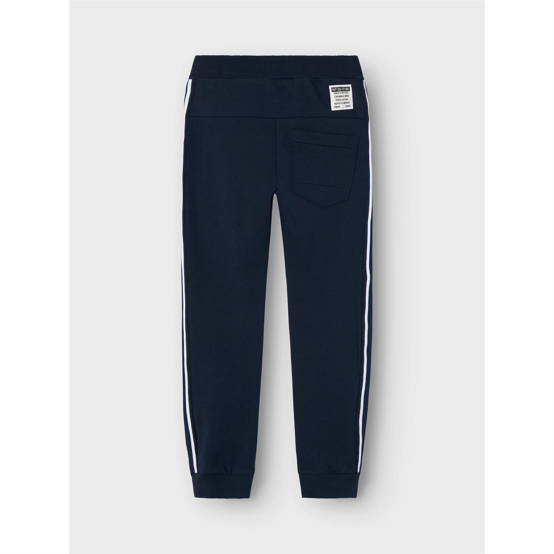 Name It It Bru Side Stripes Solid Patterned Sweatpants