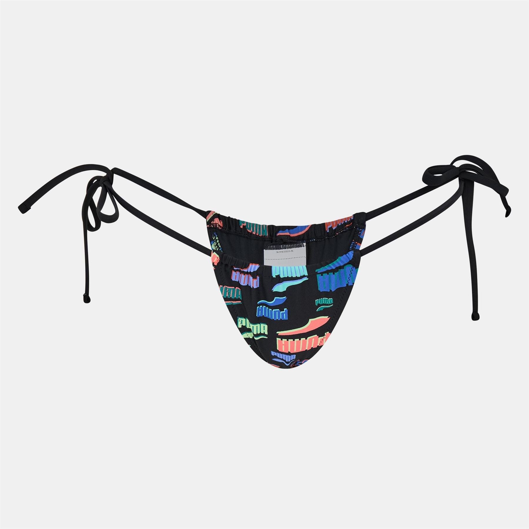 Puma Tie Tanga Bikini Bottom Graphic Print