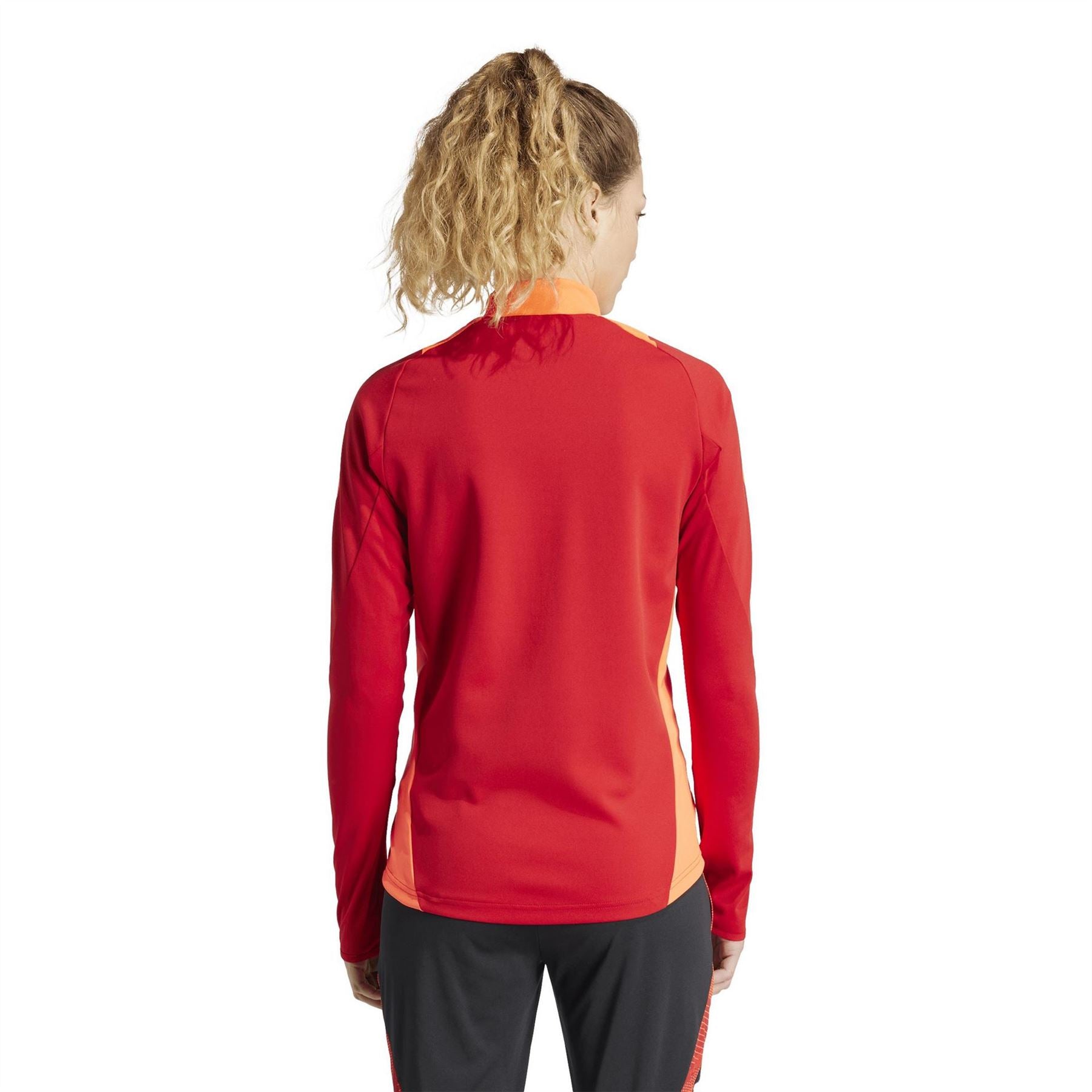 adidas Funnel Neck Raglan Sleeve Slim Fit Athletic Top