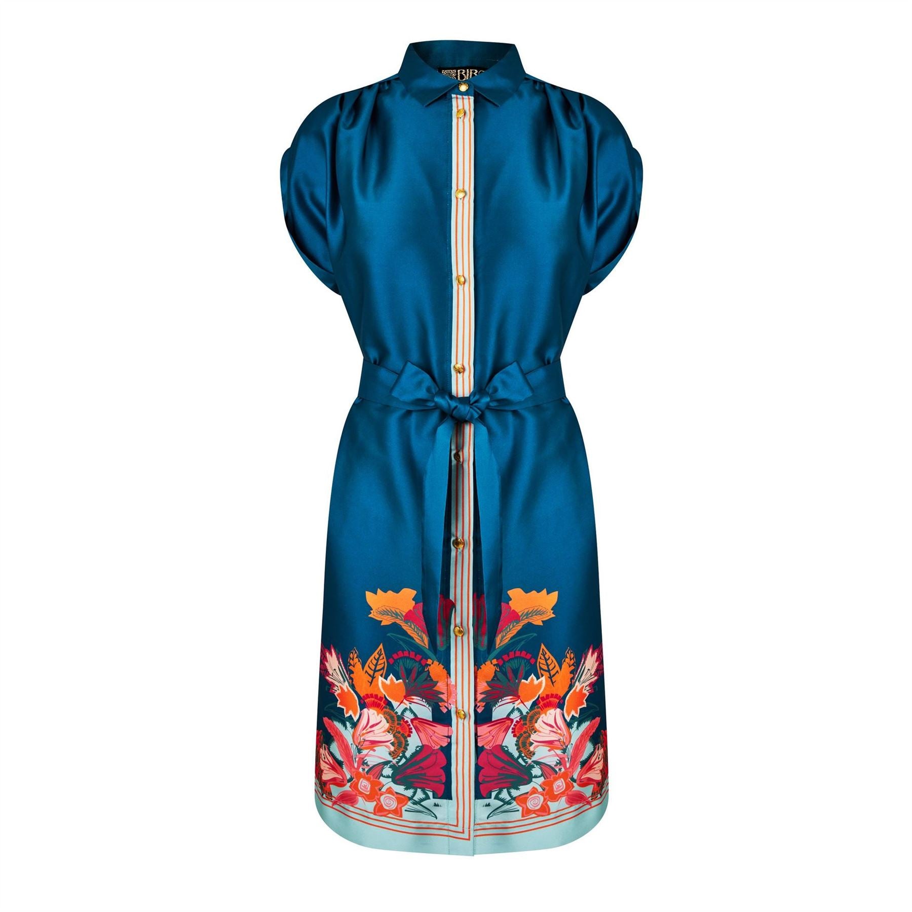 Biba Border Print Tunic Dress