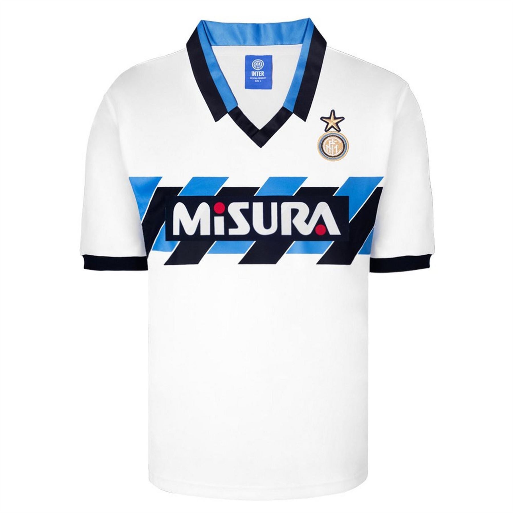 Score Draw Mens Internazionale Away Shirt 1990 1991