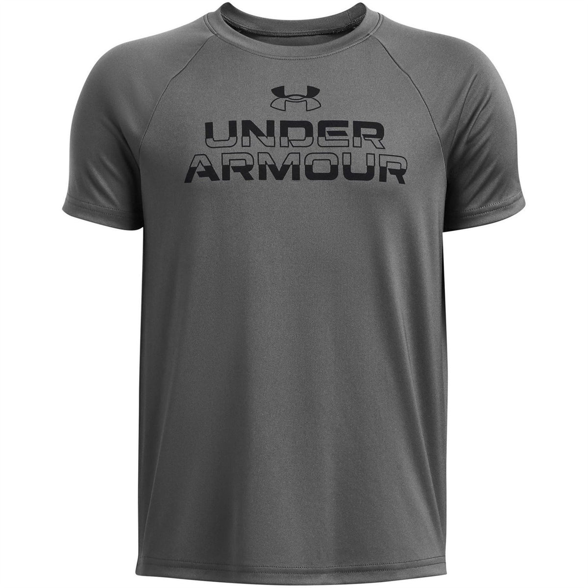 Under Armour Armour Ua Tech Split Wordmark Ss Gym Top Boys