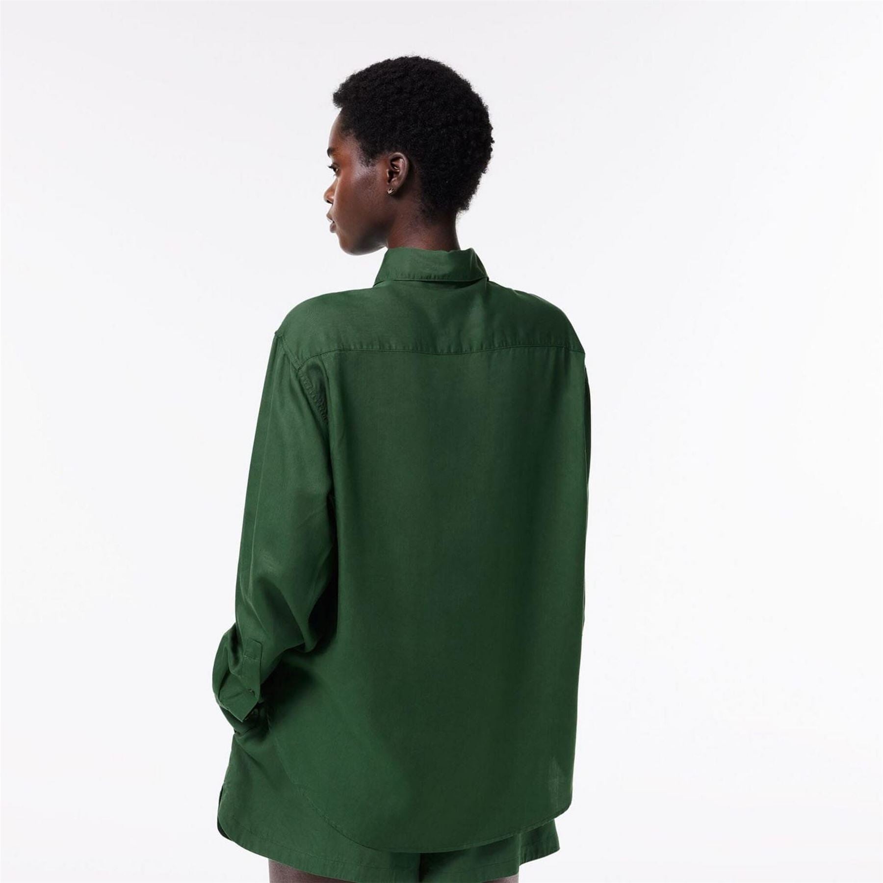 Lacoste Oversized Lyocell Shirt
