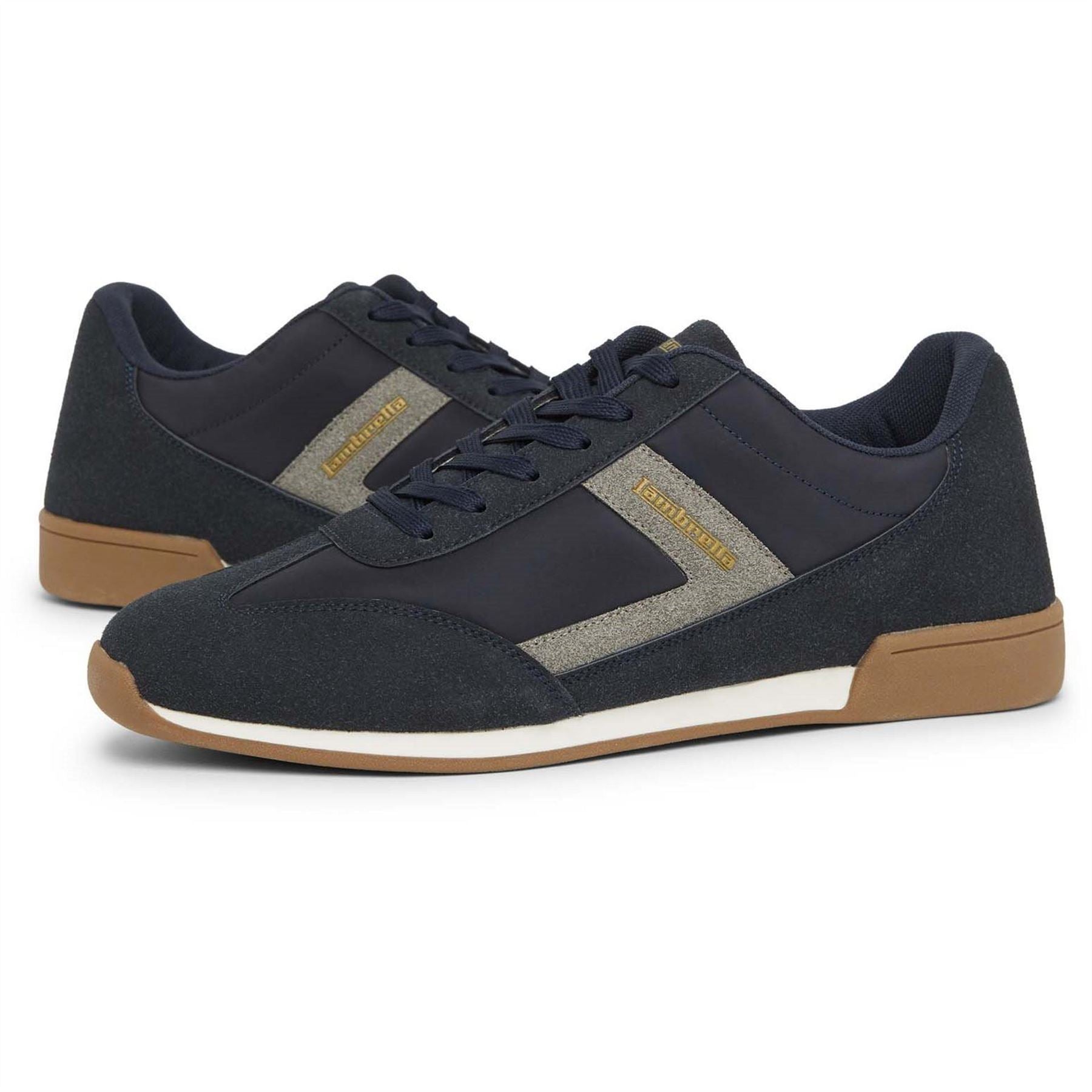 Lambretta Panther Lace-Up Court Sneakers