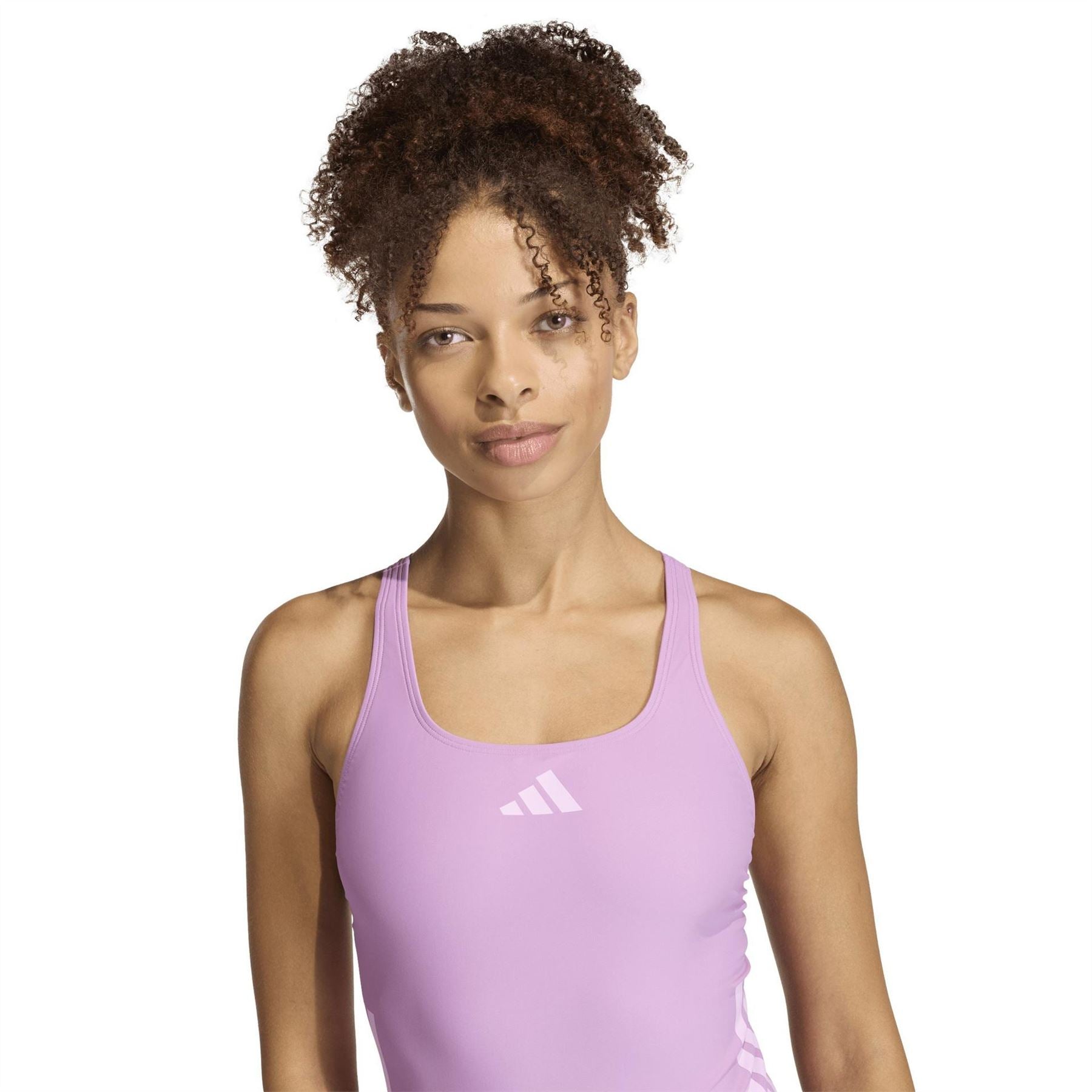 adidas Womens Classic 3 Stripes Swimsuit