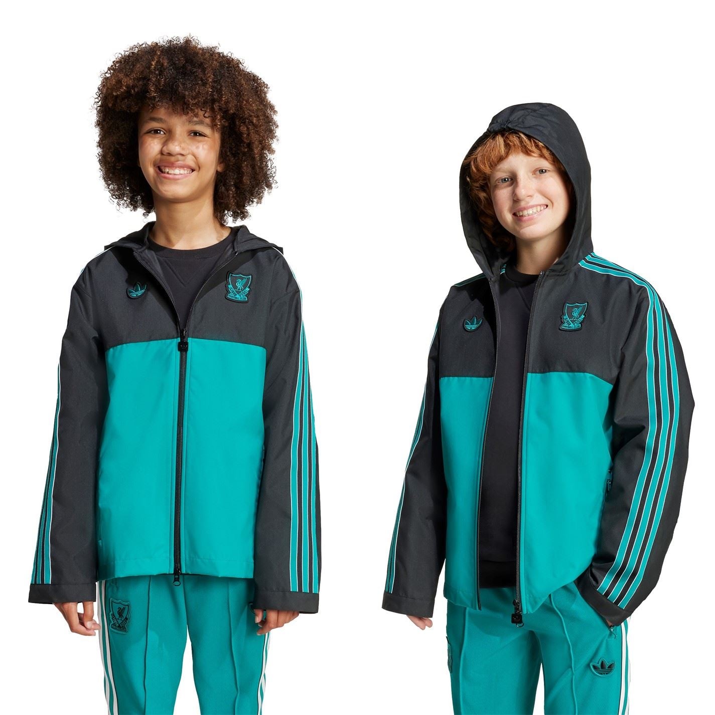 adidas Terrace Icons Liverpool Long Sleeve Licensed Rain Anorak