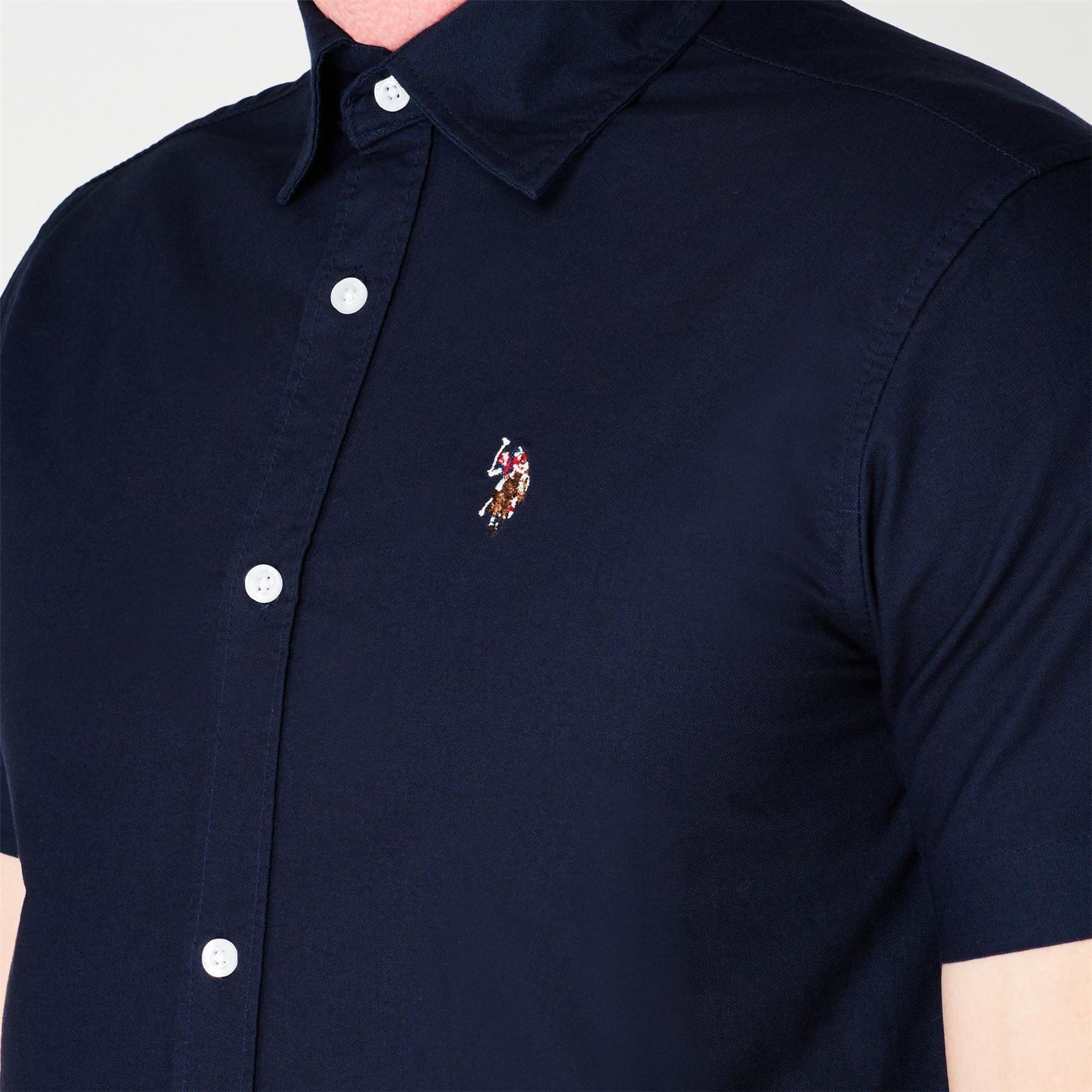 US Polo Assn Mens Polo Oxford Short Sleeve Shirt