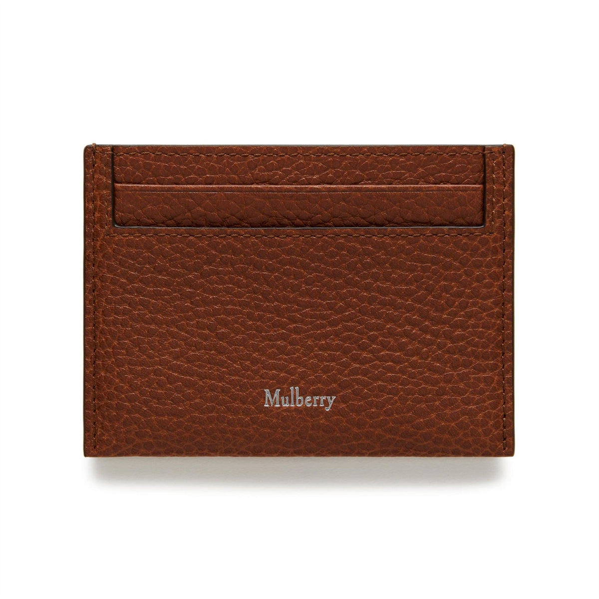 Mulberry Tone Leather Classic Grain Credit Card Slip