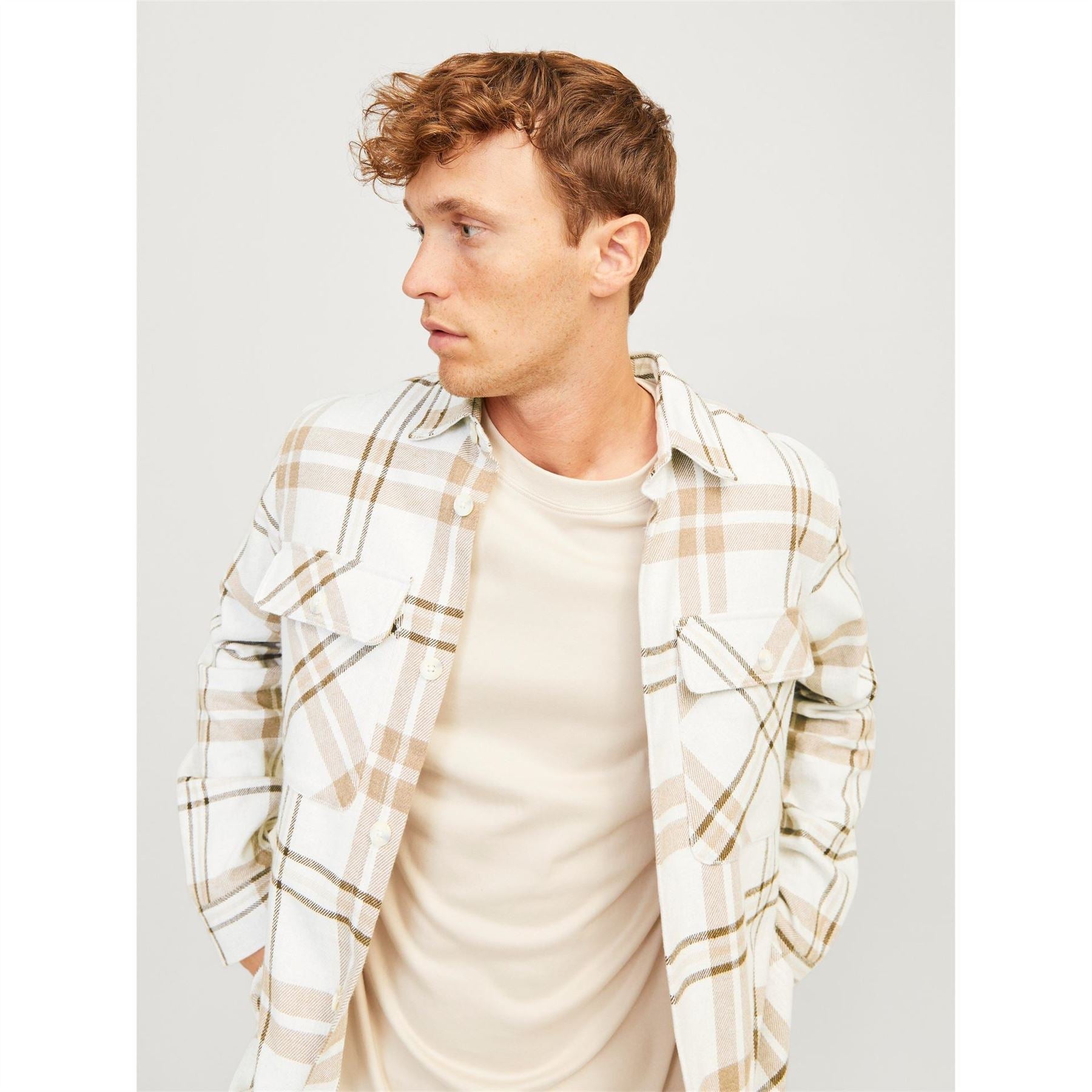 Jack and Jones Raymond Regular Fit Long Sleeve Cuff Shirt