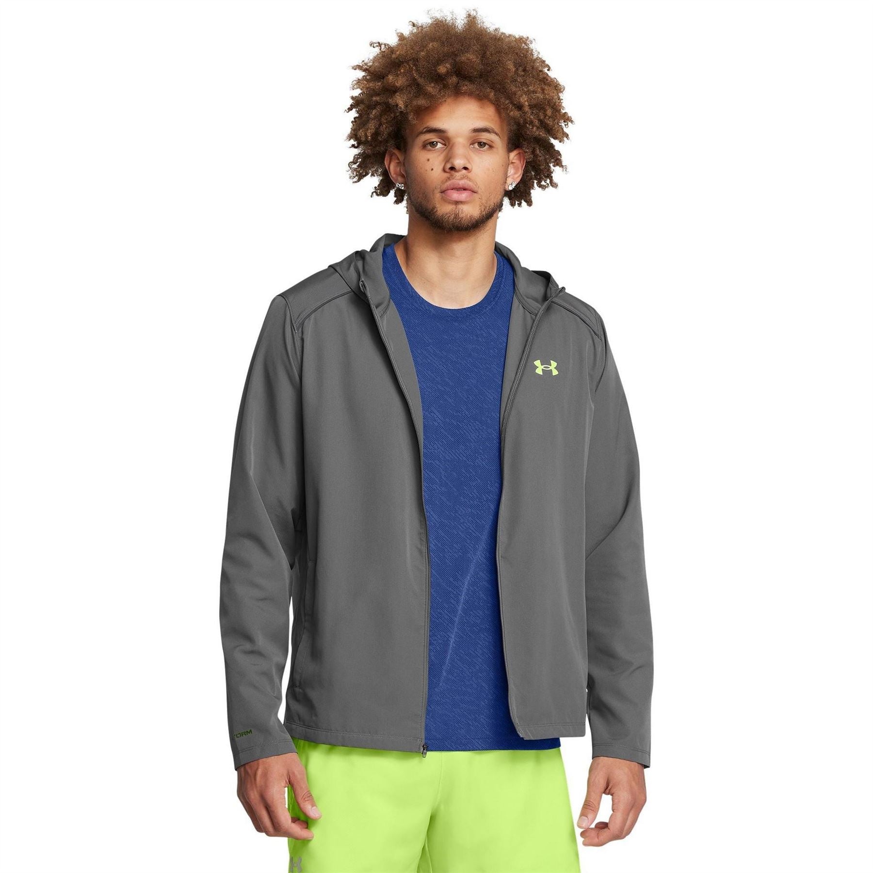 Under Armour  Storm Run Water And Wind Resistant Performance Running Jacket