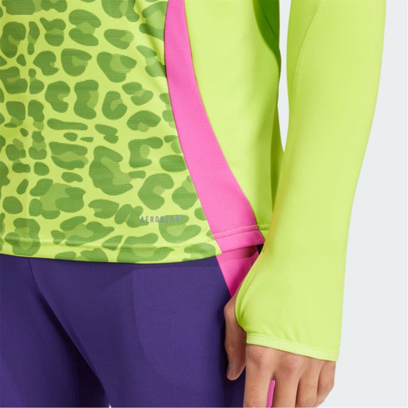 adidas Mock Neck Slim Fit Athletic Top