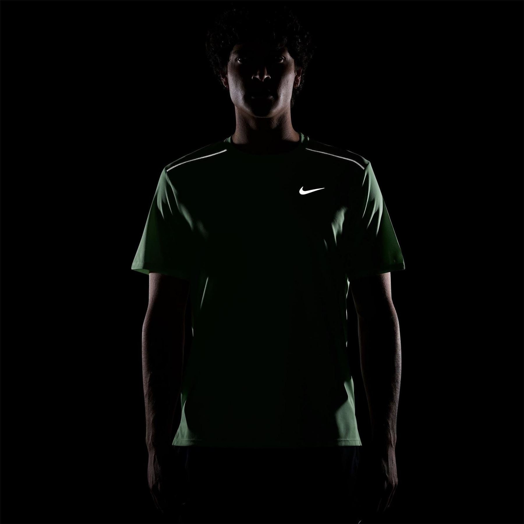 Nike Mens Drifit Miler Running Top