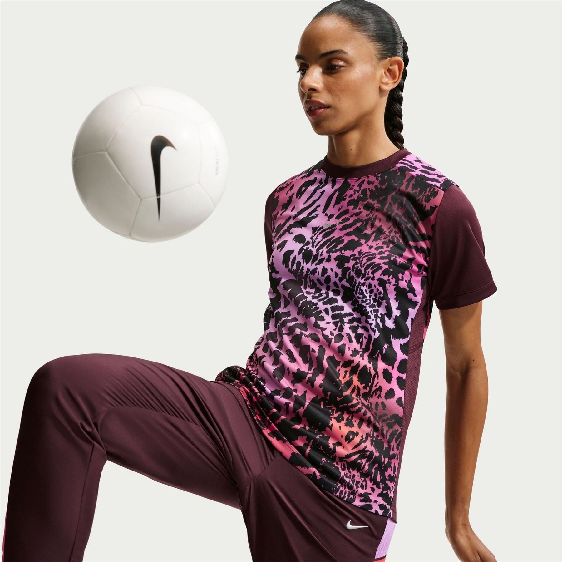 Nike Womens Dri Fit Academy Short Sleeve Football Top