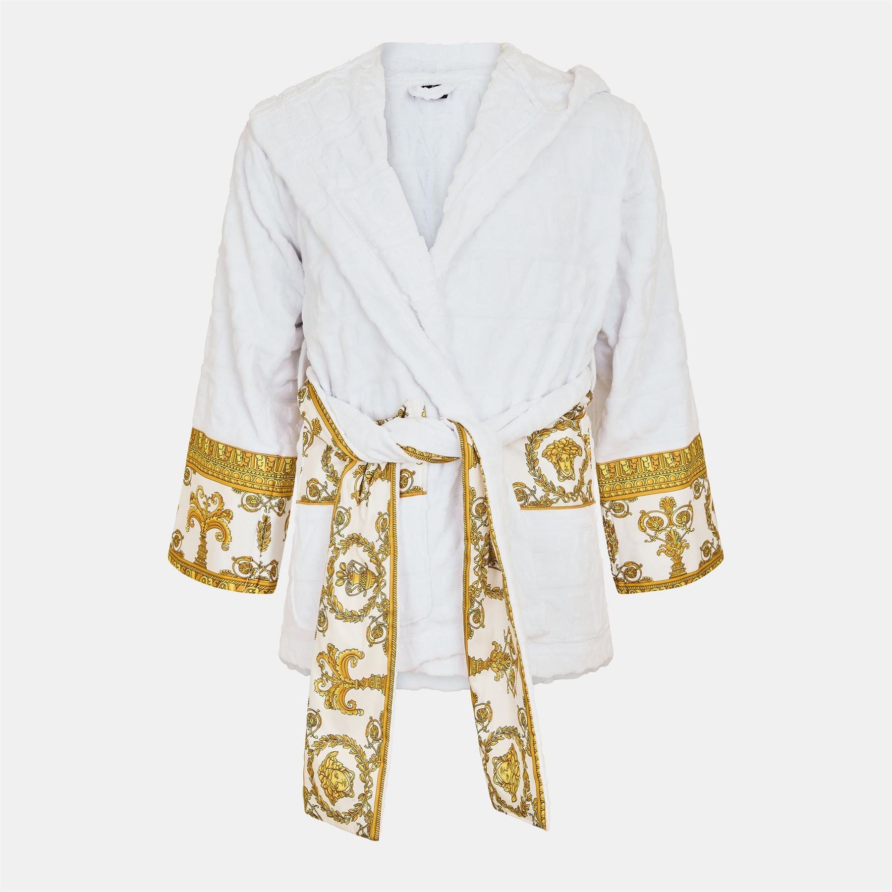 Versace Home Short Baroque Hooded Robe