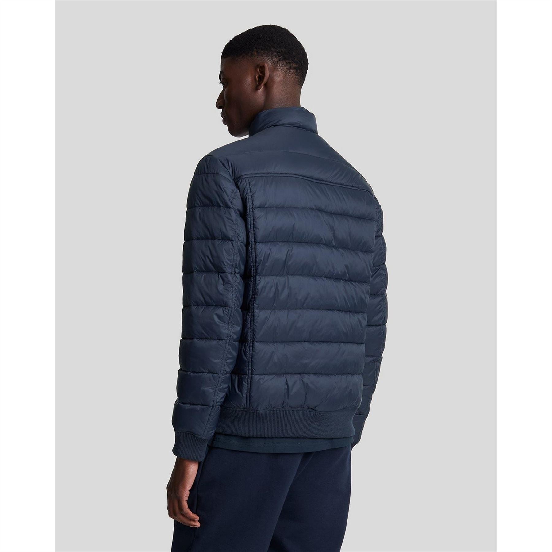 Lyle and Scott Medium Funnel Wadded Puffer Jacket