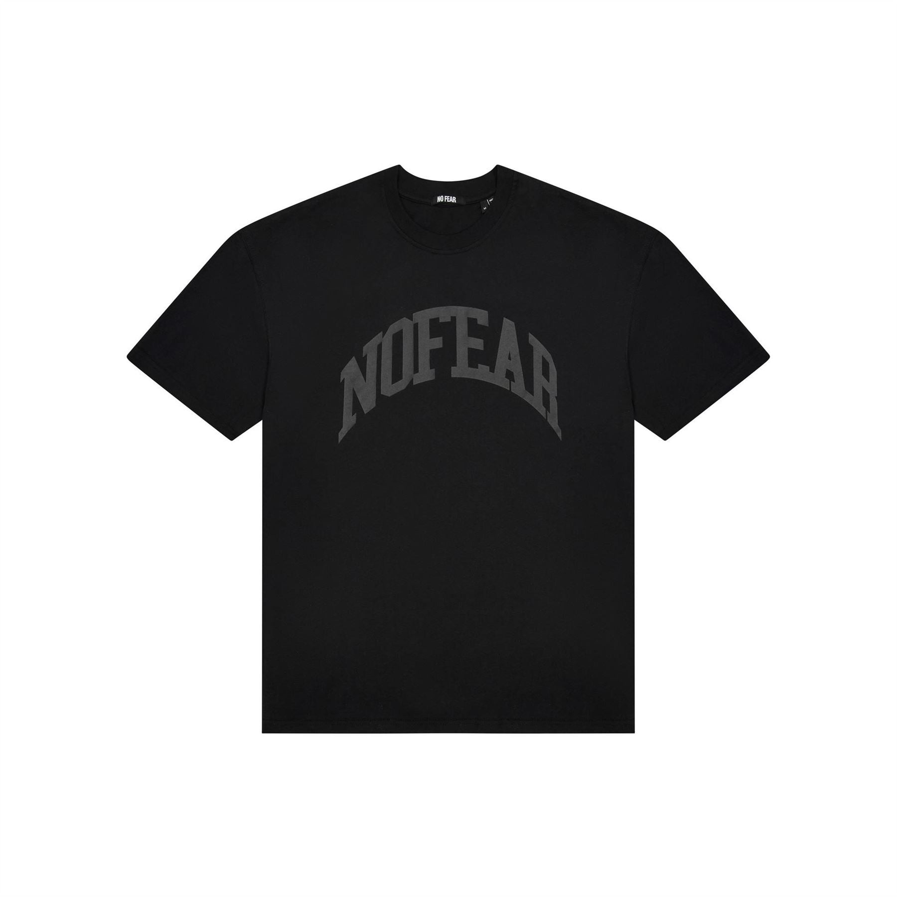 No Fear Logo Print Crew Neck Short Sleeve T-Shirt