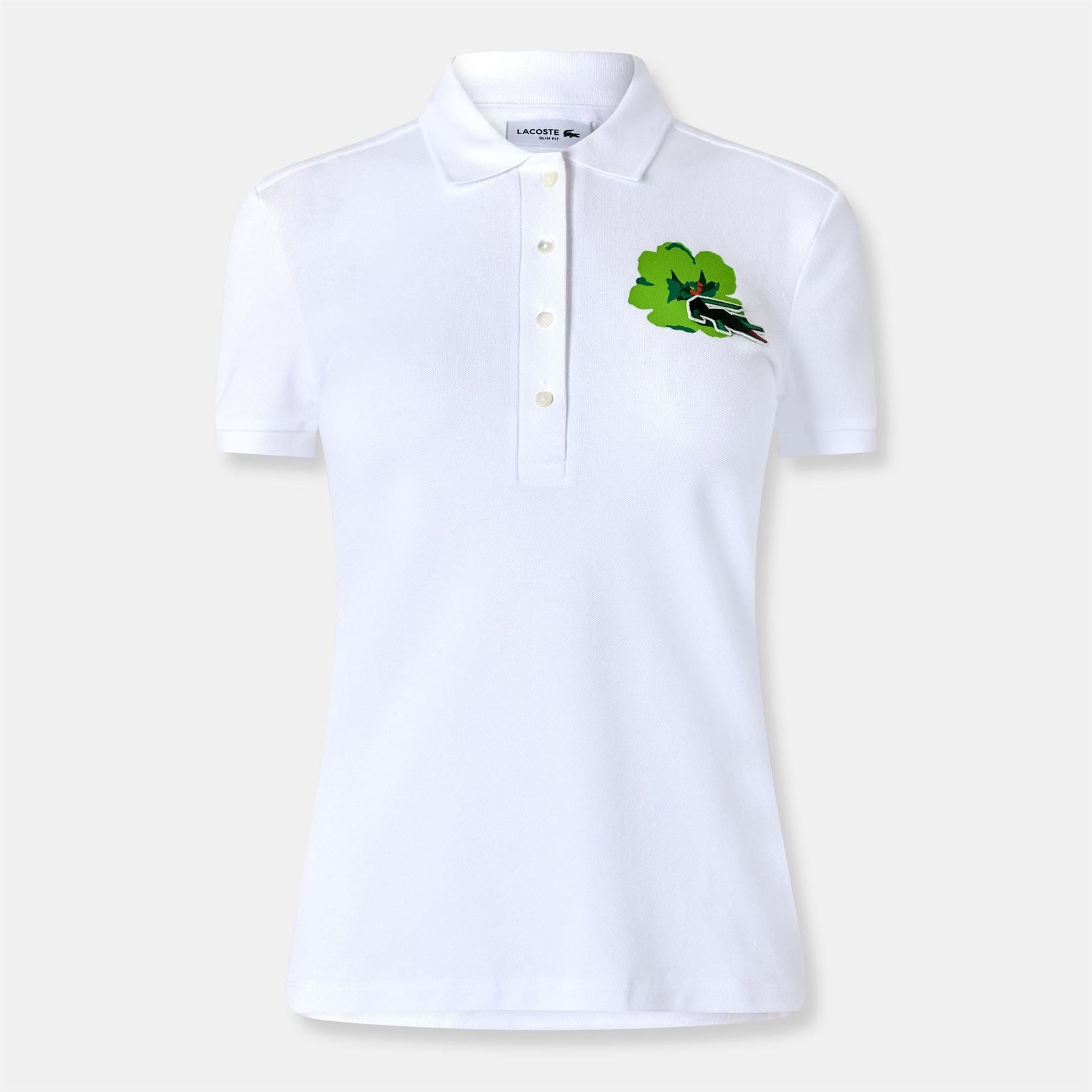 Lacoste Regular Fit Crocodile Print Polo Shirt