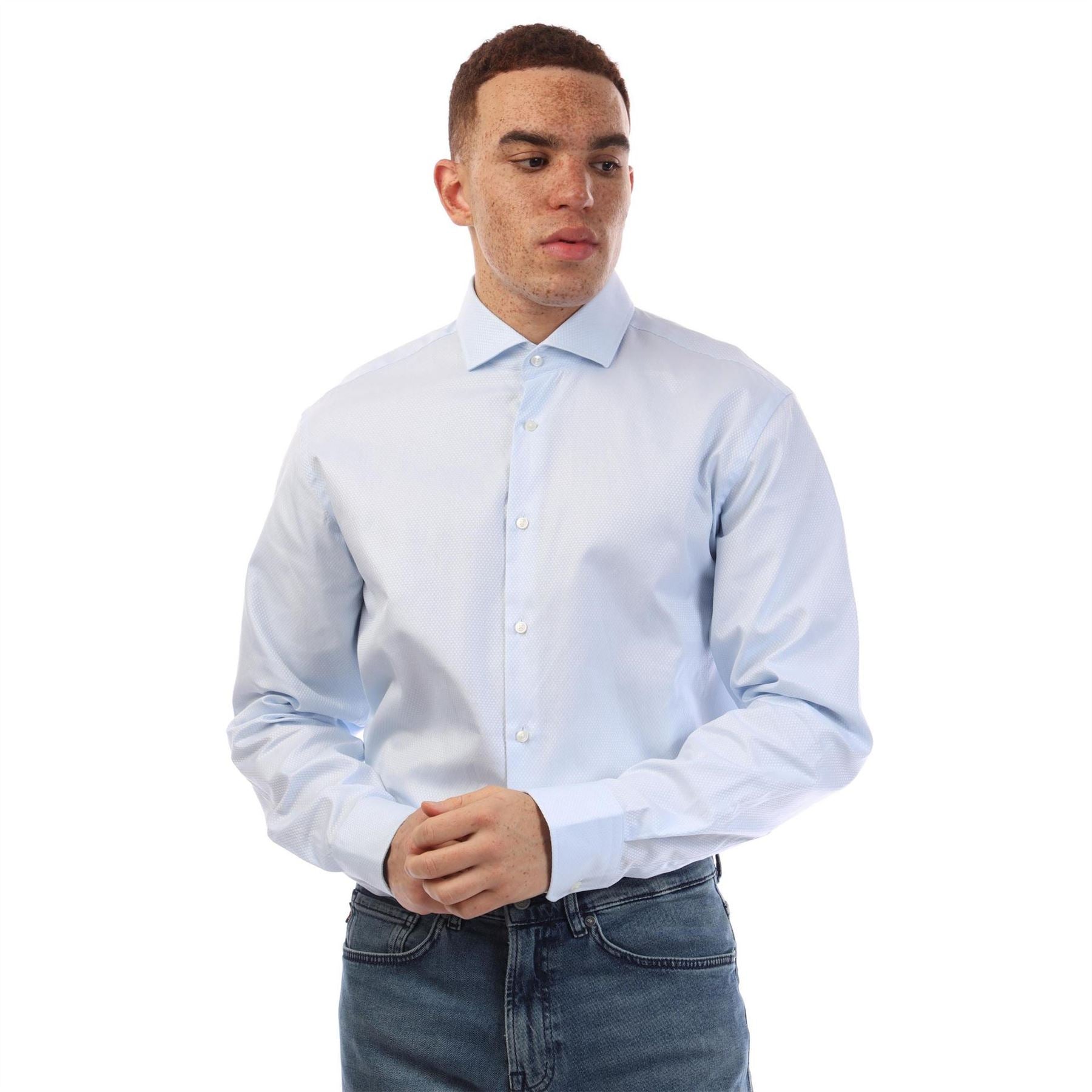 Boss Long Sleeve Oxford Shirt