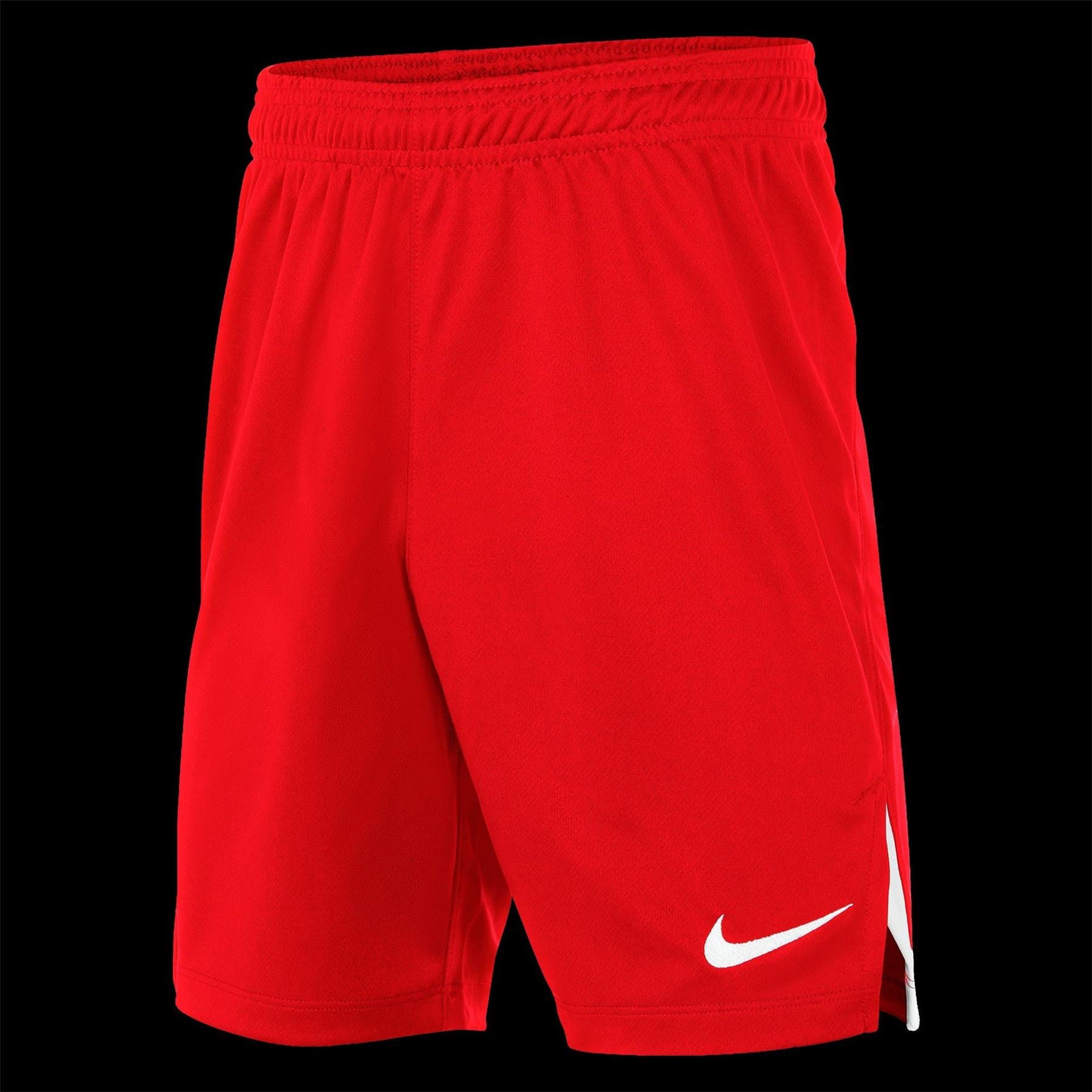 Nike Solid Patterned Soccer Shorts with Elasticated Waistband
