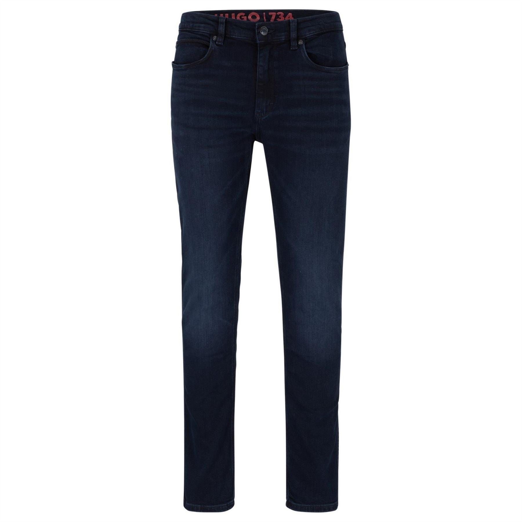 Hugo Mid Rise Slim Fit Five Pocket Jeans