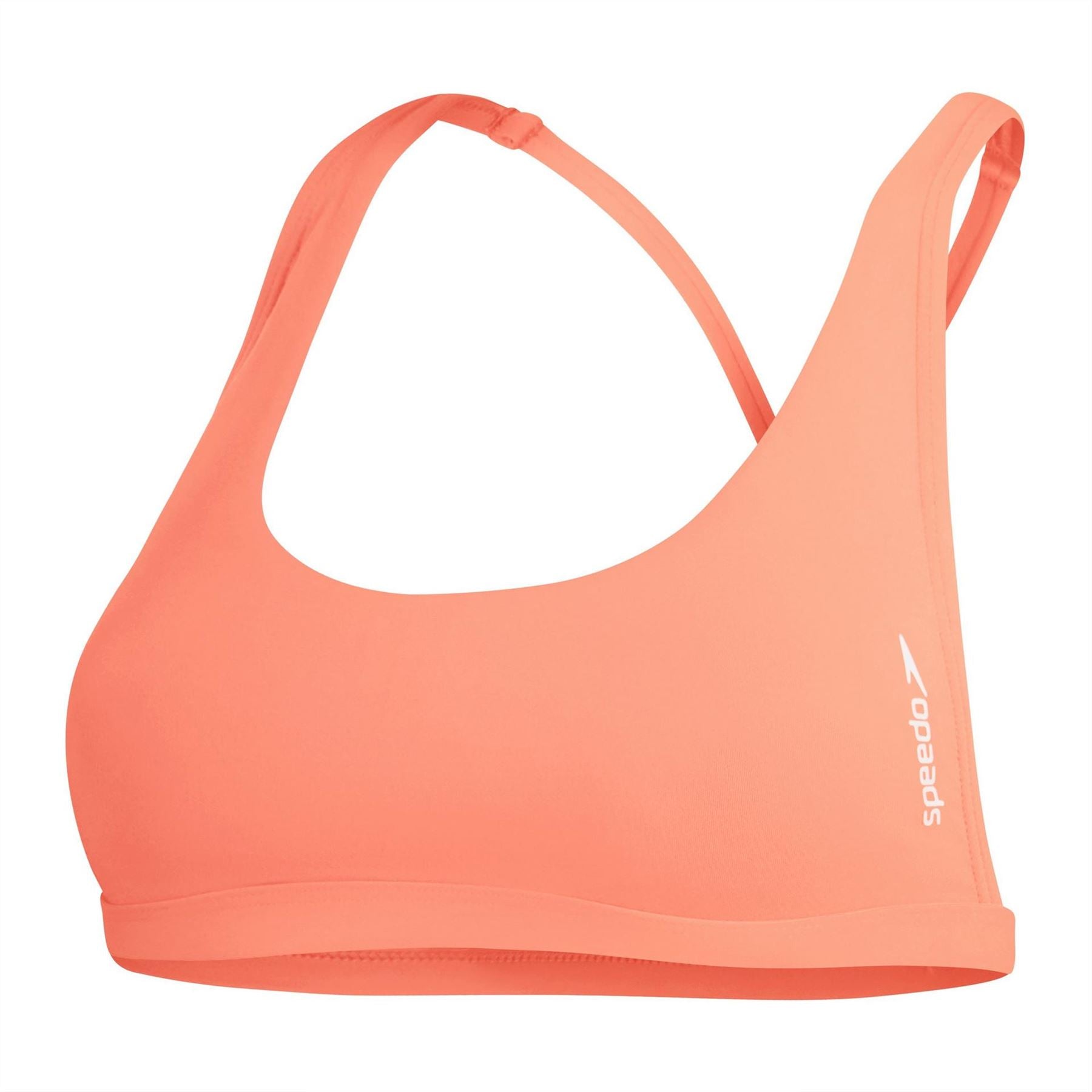 Speedo Solid Patterned Scenic Bikini Top