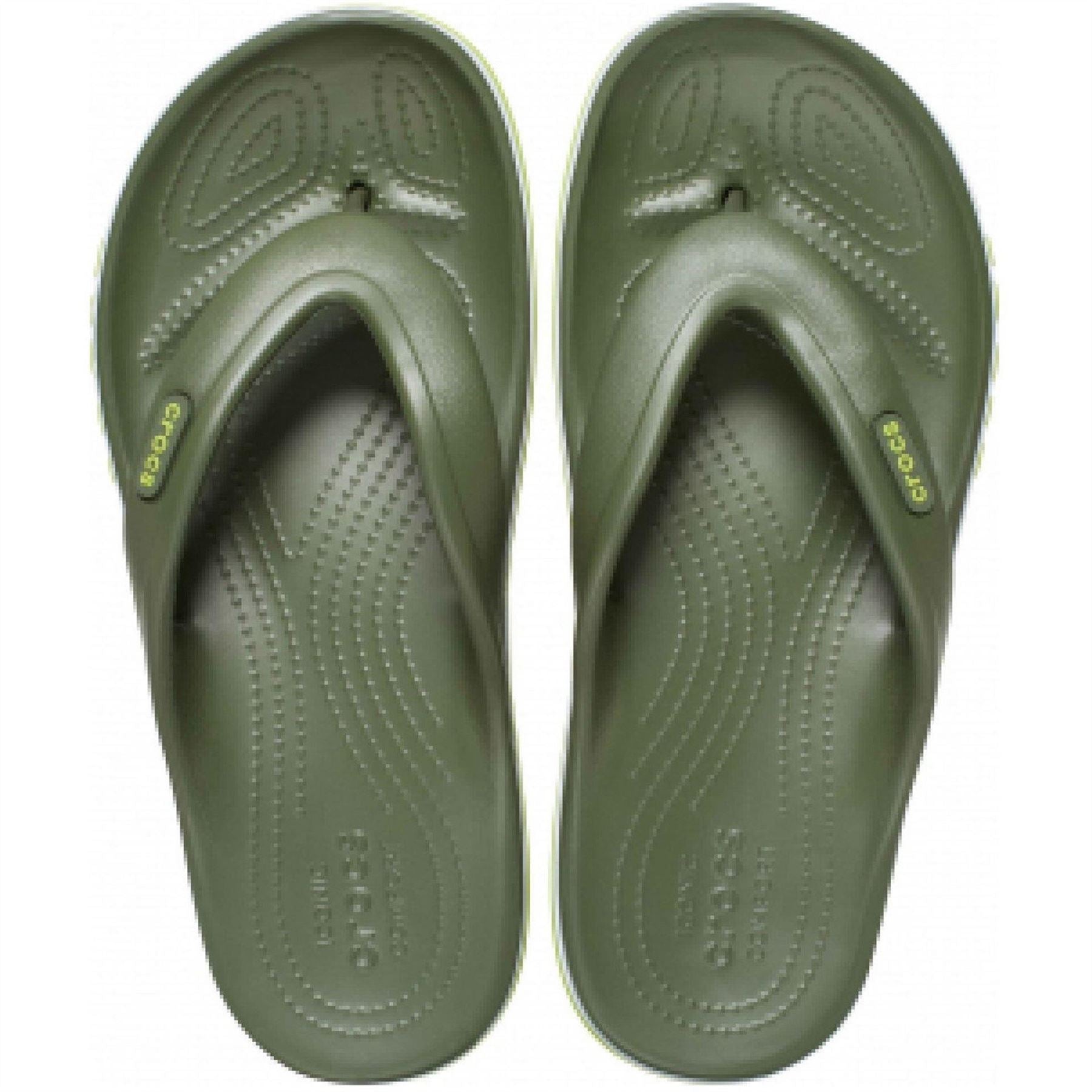 Crocs Baya Lined Flip Flops with Wordmark
